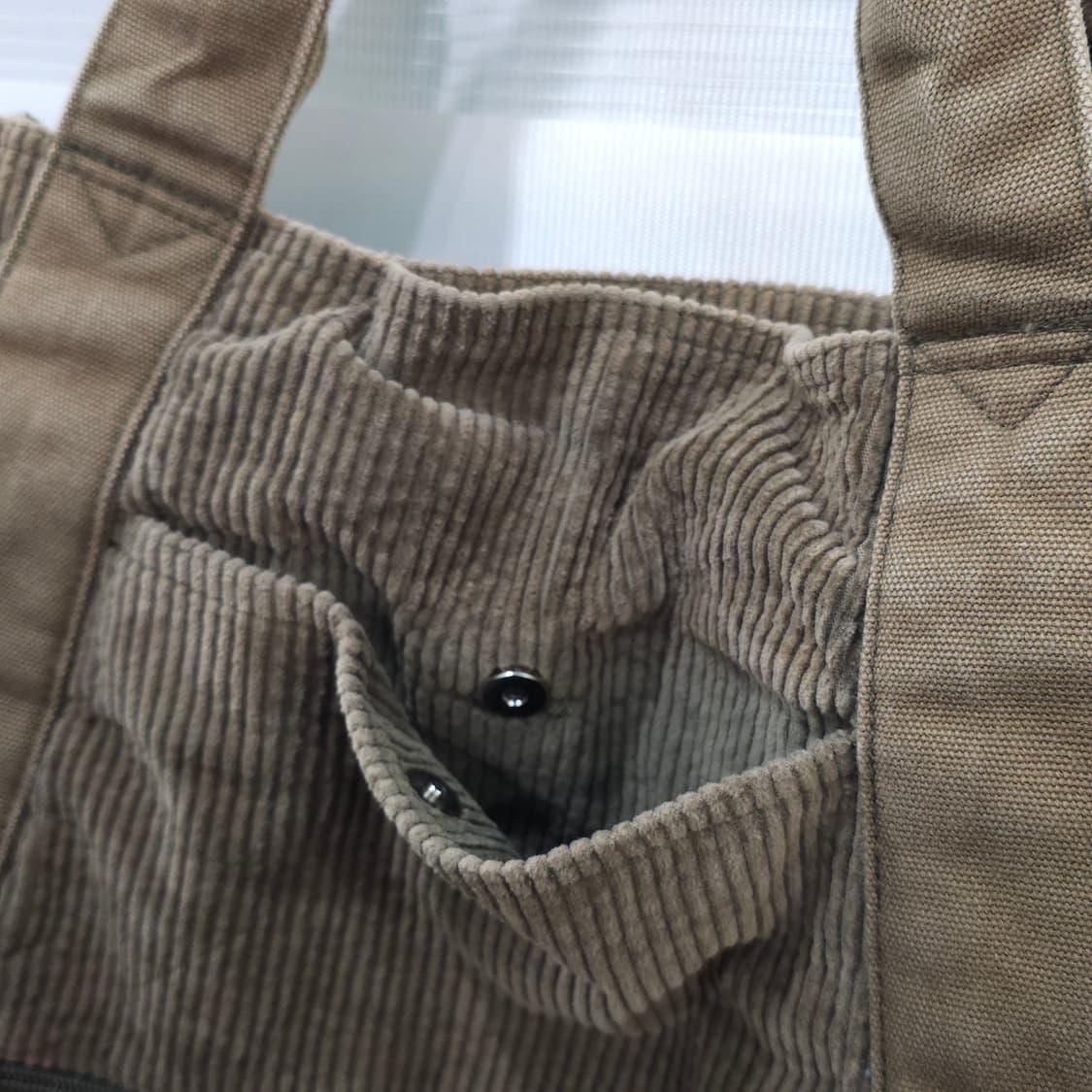 JAPAN 빈티지 LAZY SUSAN 코듀로이 토트백 상품이미지6