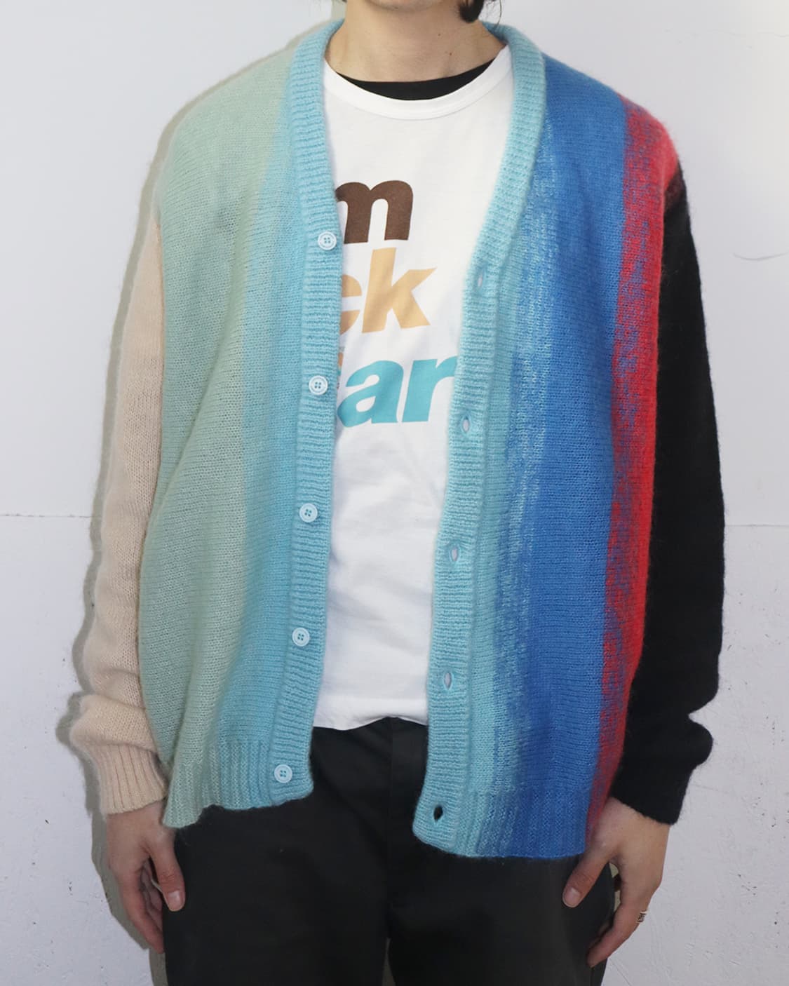 찰스 제프리 러버보이 21AW 멀티 컬러 모헤어 가디건 상품이미지2