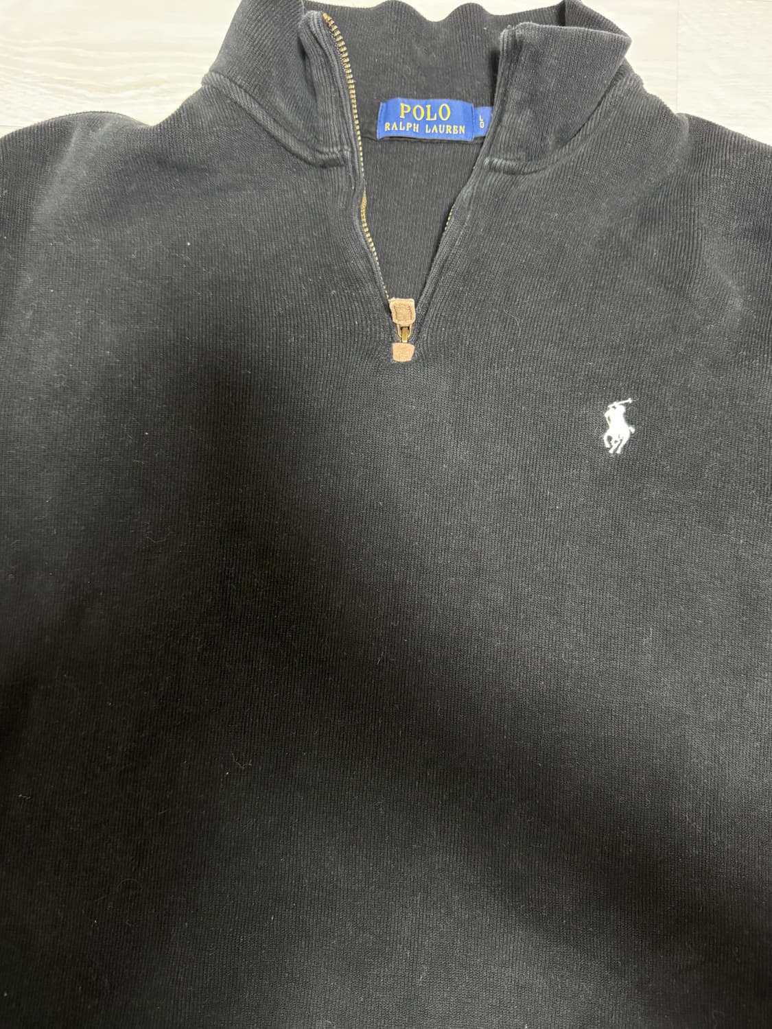 폴로 랄프로렌 블랙 하프집업 L 상품이미지1