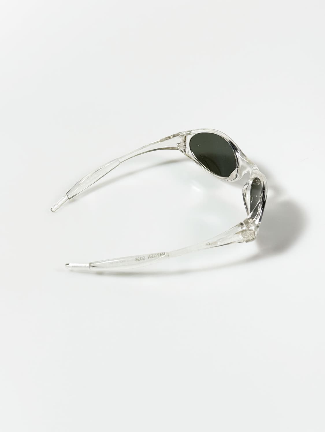 90s OXYGEN 오벌 랩 어라운드 빈티지 선글라스 상품이미지4