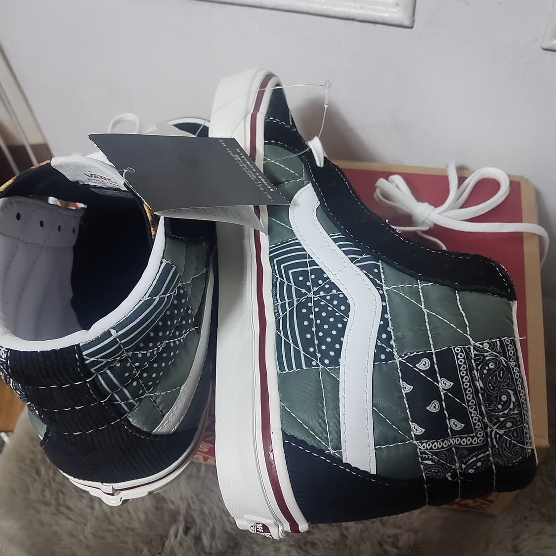 새상품 반스 아나하임 스케이트하이 38 DX 퀼티드 믹스 260 상품이미지4