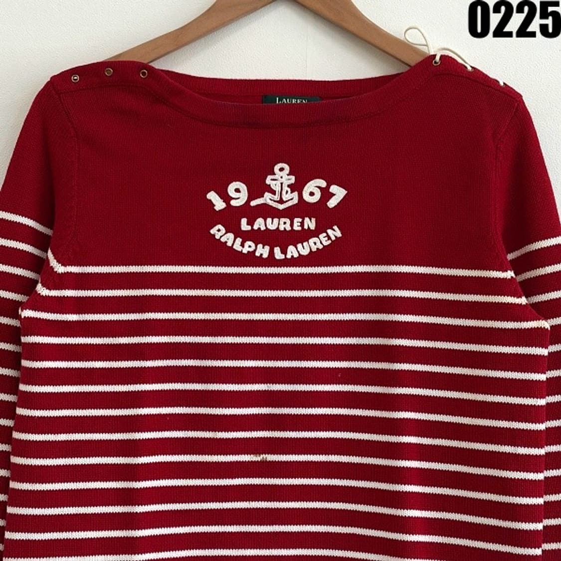 폴로 로렌 스트라이프 니트 M 0225  상품이미지2