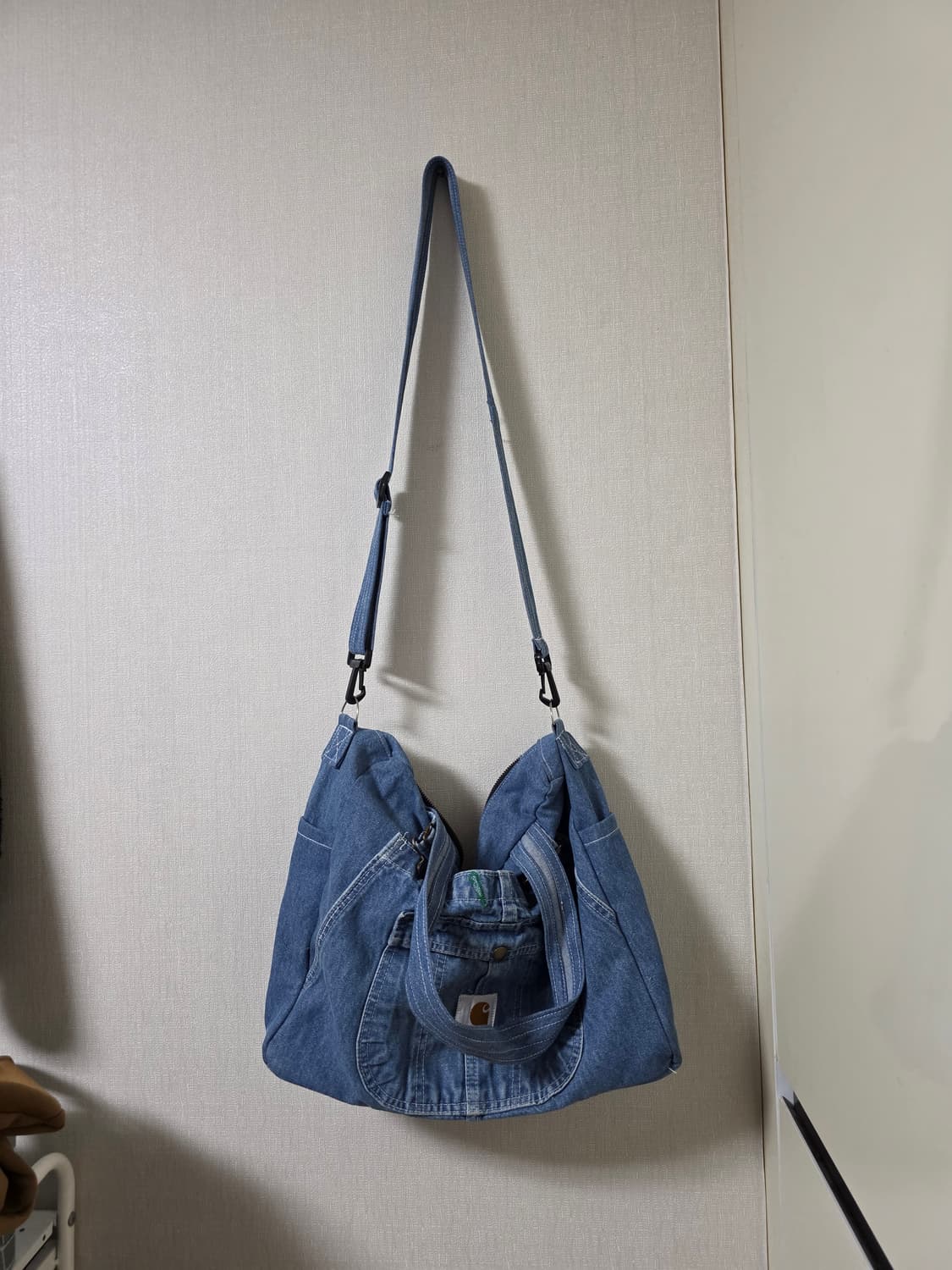 빈티지 커스텀 칼하트 데님 크로스백 상품이미지1