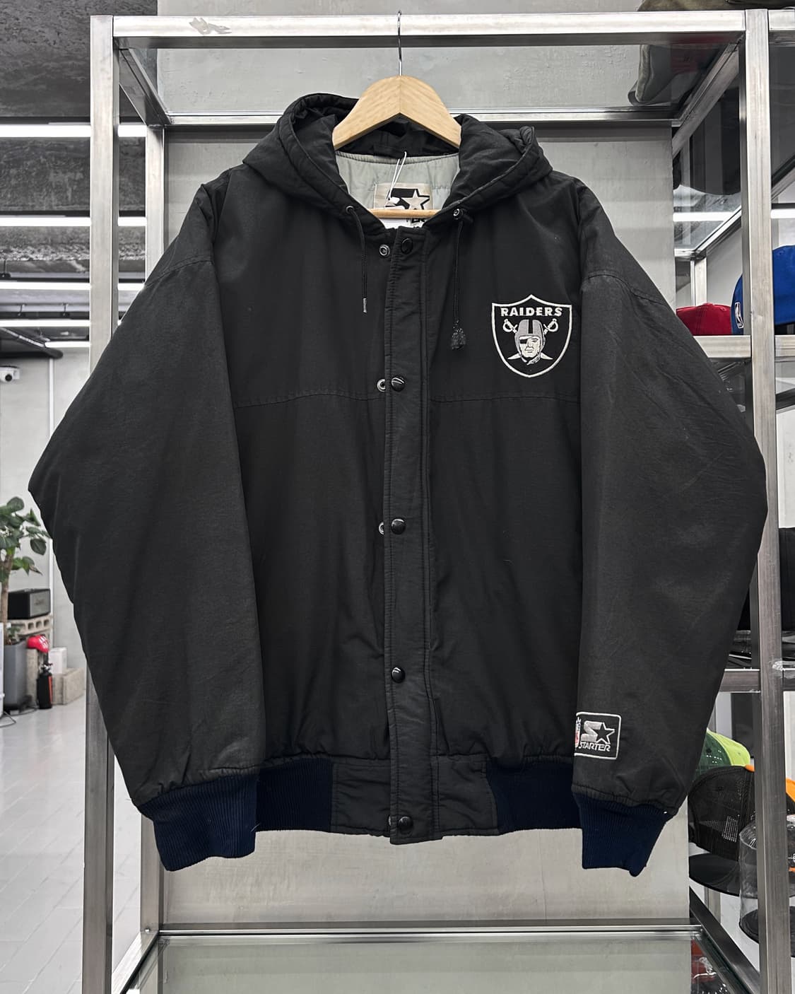 스타터 90s 레이더스 나일론쉘 헤비 웨이트 후드 점퍼 상품이미지1