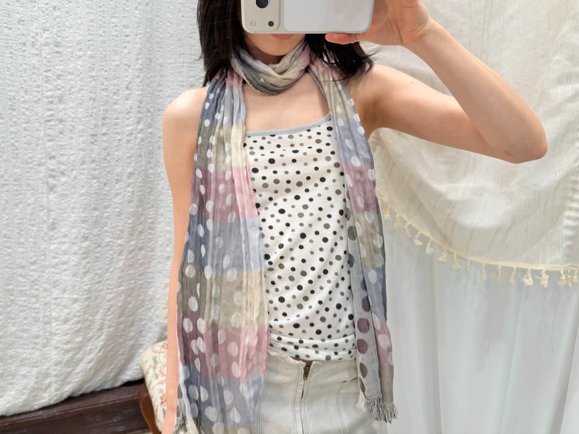 mini polka sleeveless 상품이미지3