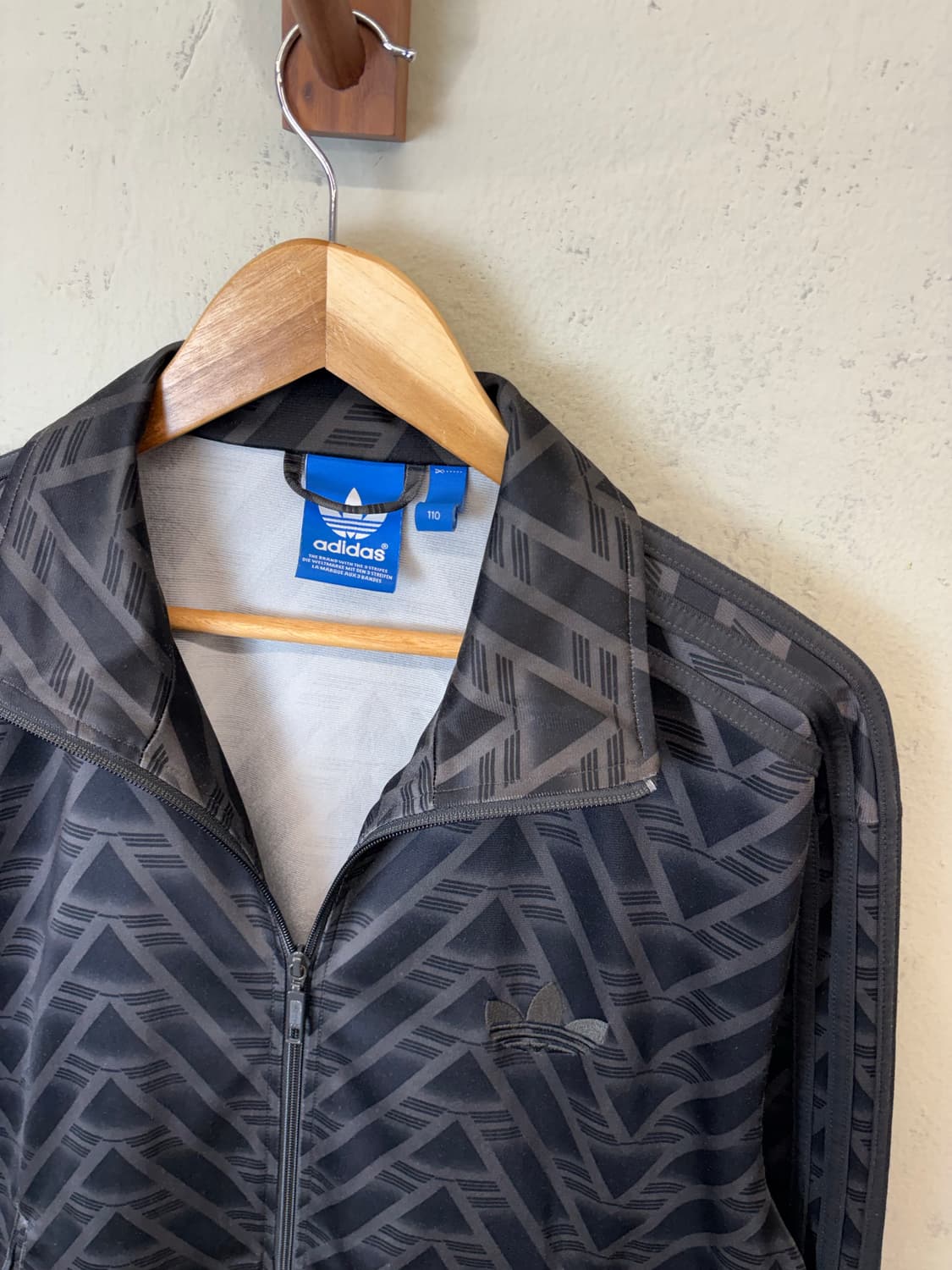 아디다스 빈티지 파이어버드 패턴 트랙탑 져지 상품이미지5