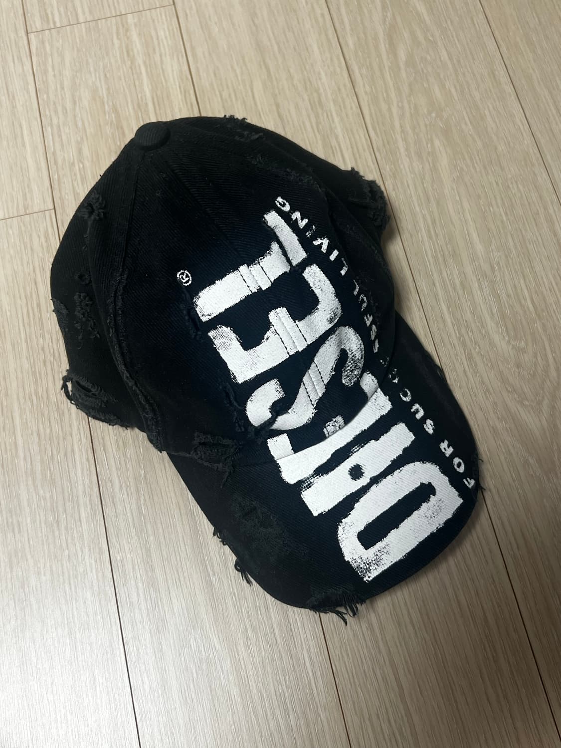 디젤 블랙 볼캡 상품이미지3