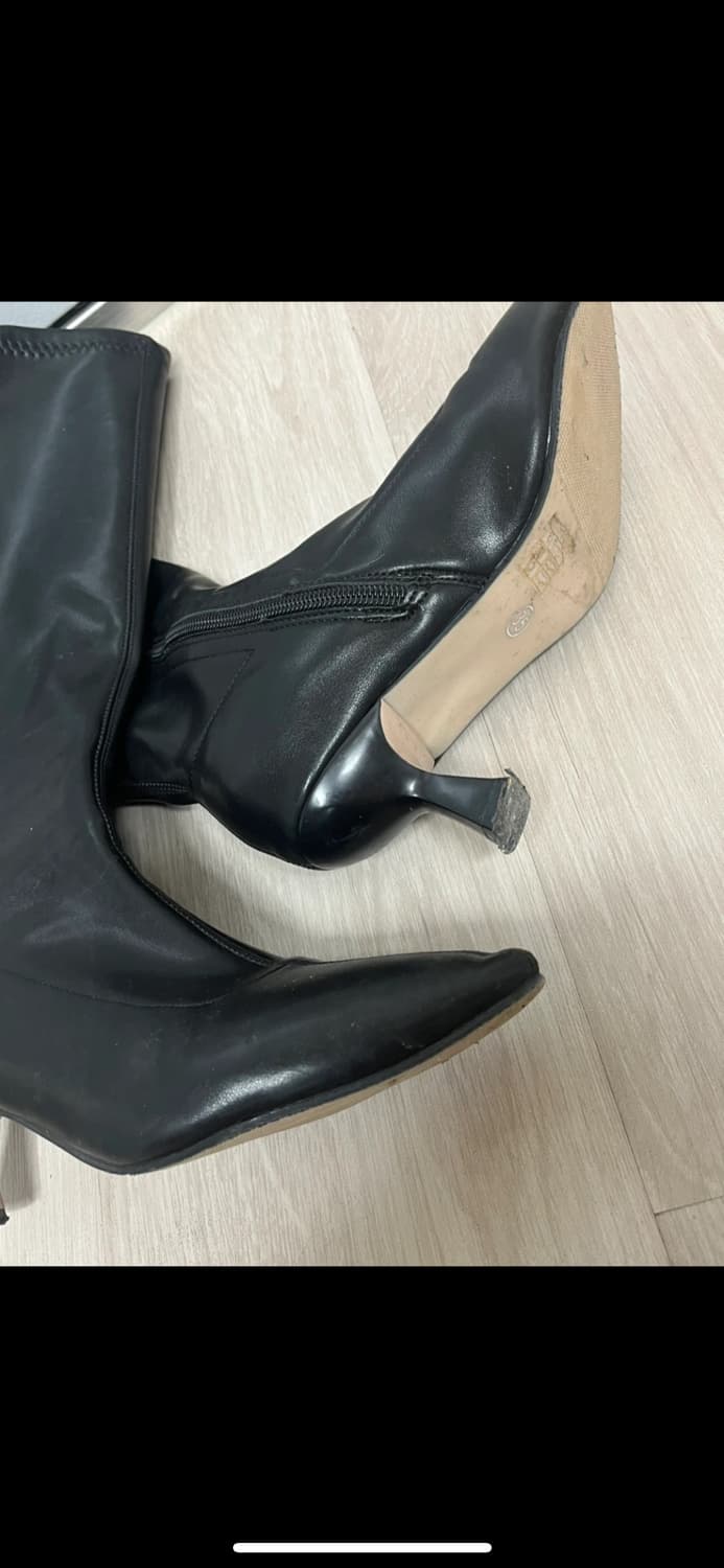 스틸레토 미들 부츠힐 키튼힐 225 상품이미지5