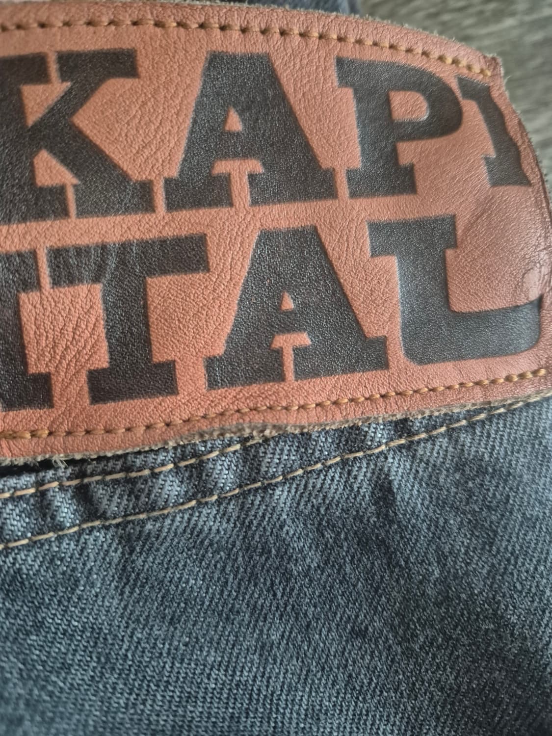 캐피탈 잼스톤 팬츠 흑청 38 사이즈 판매 합니다. 상품이미지6