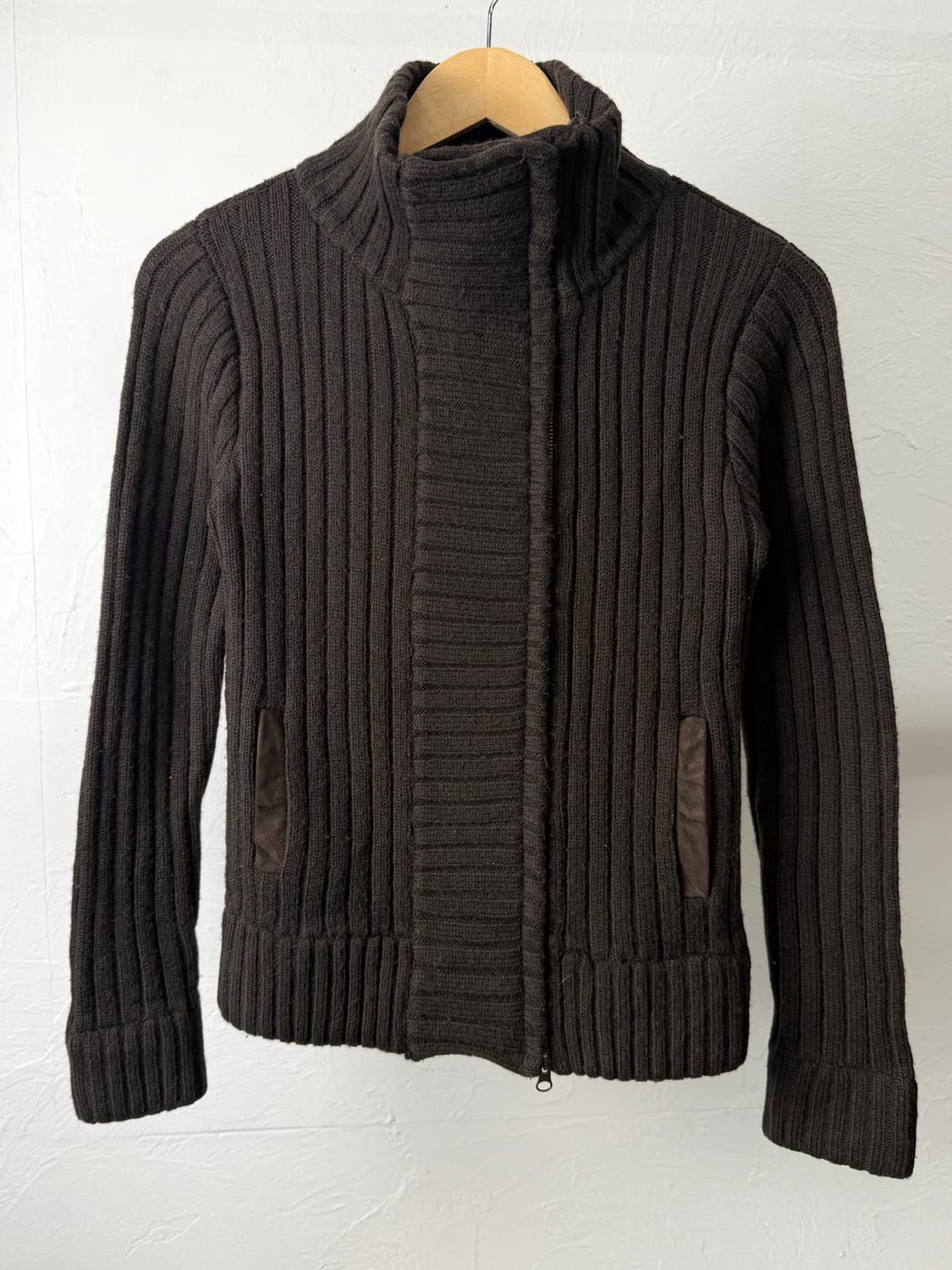 JPN 투웨이 니트 집업 상품이미지2