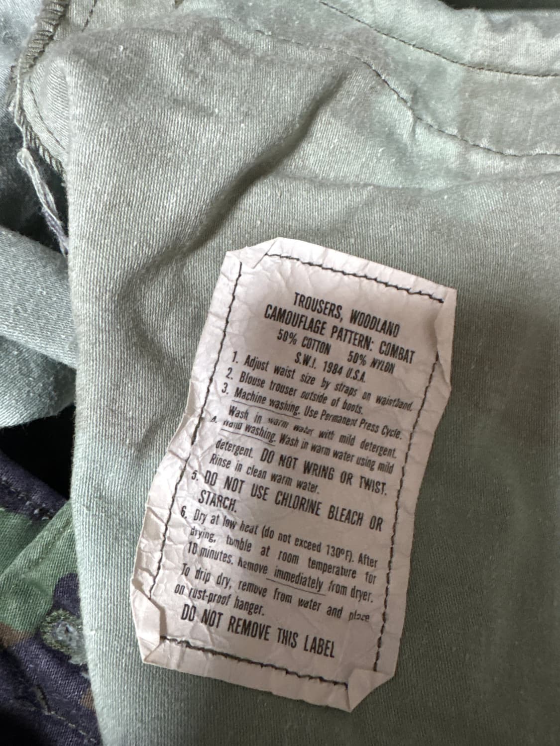 미군 woodland bdu pants (M-L) 상품이미지6