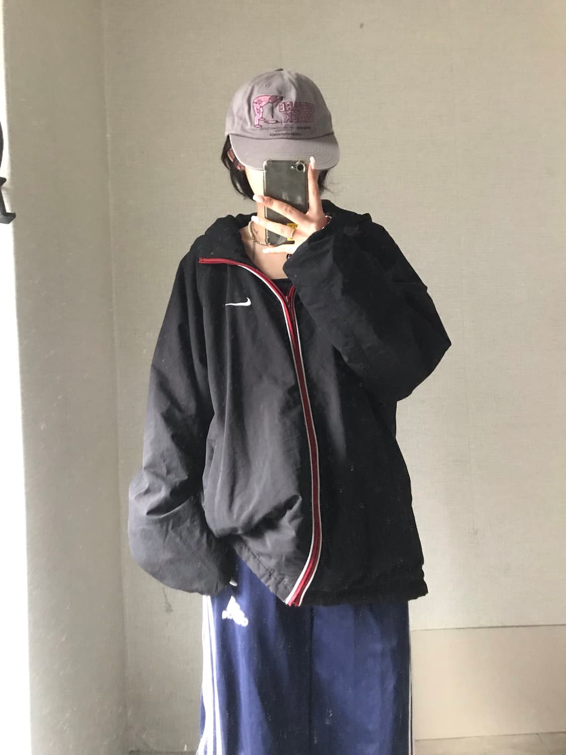 나이키 00s 블랙 패딩 상품이미지5