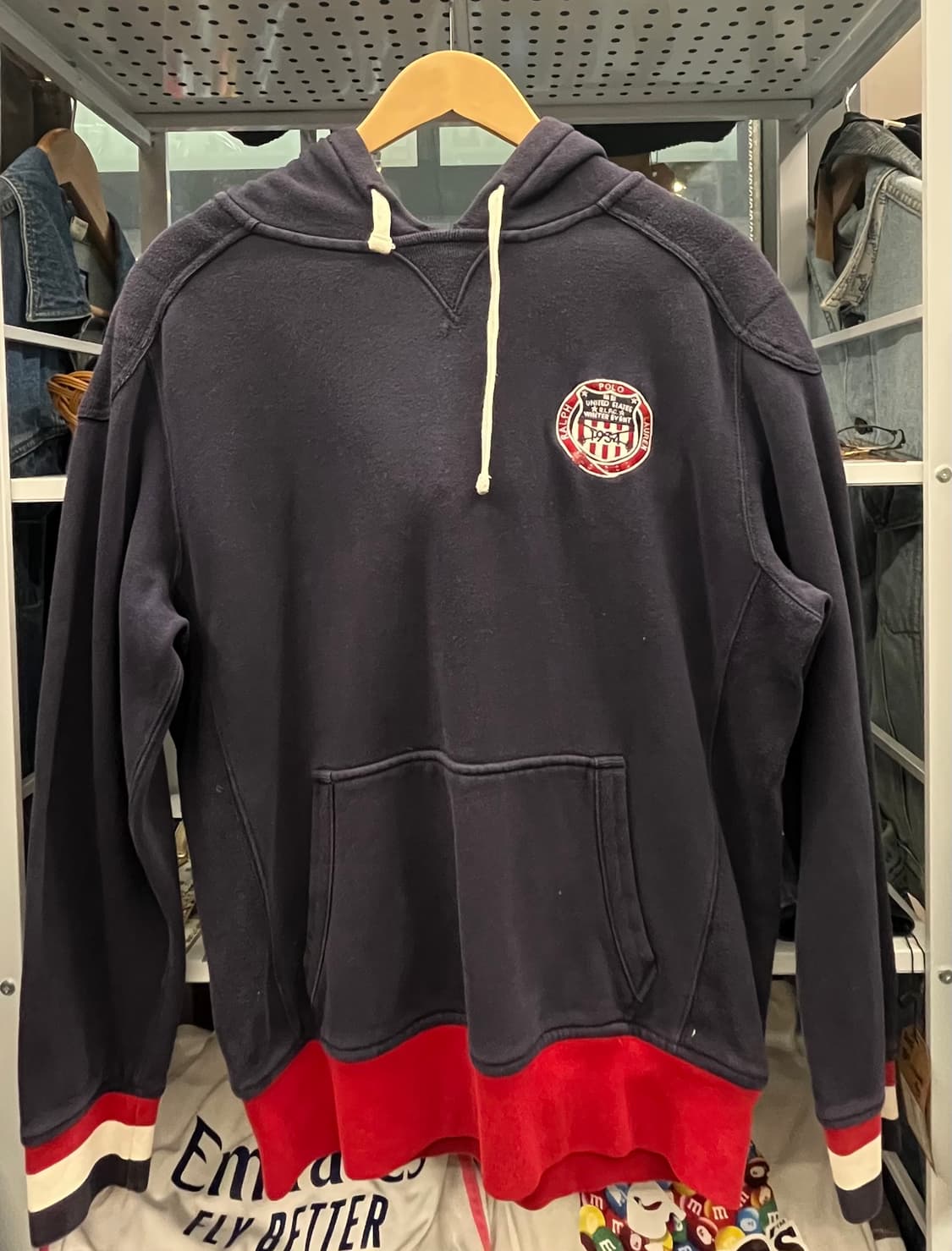 00s 폴로 랄프로렌 네이비 후드티 상품이미지1