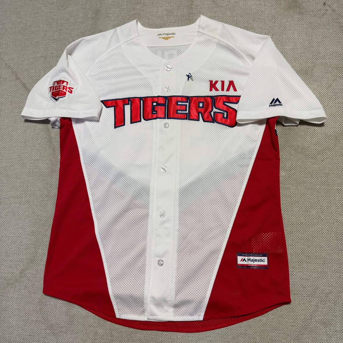 마제스틱 기아 타이거즈 김민식 마킹 홈 레플리카 유니폼 상품이미지2