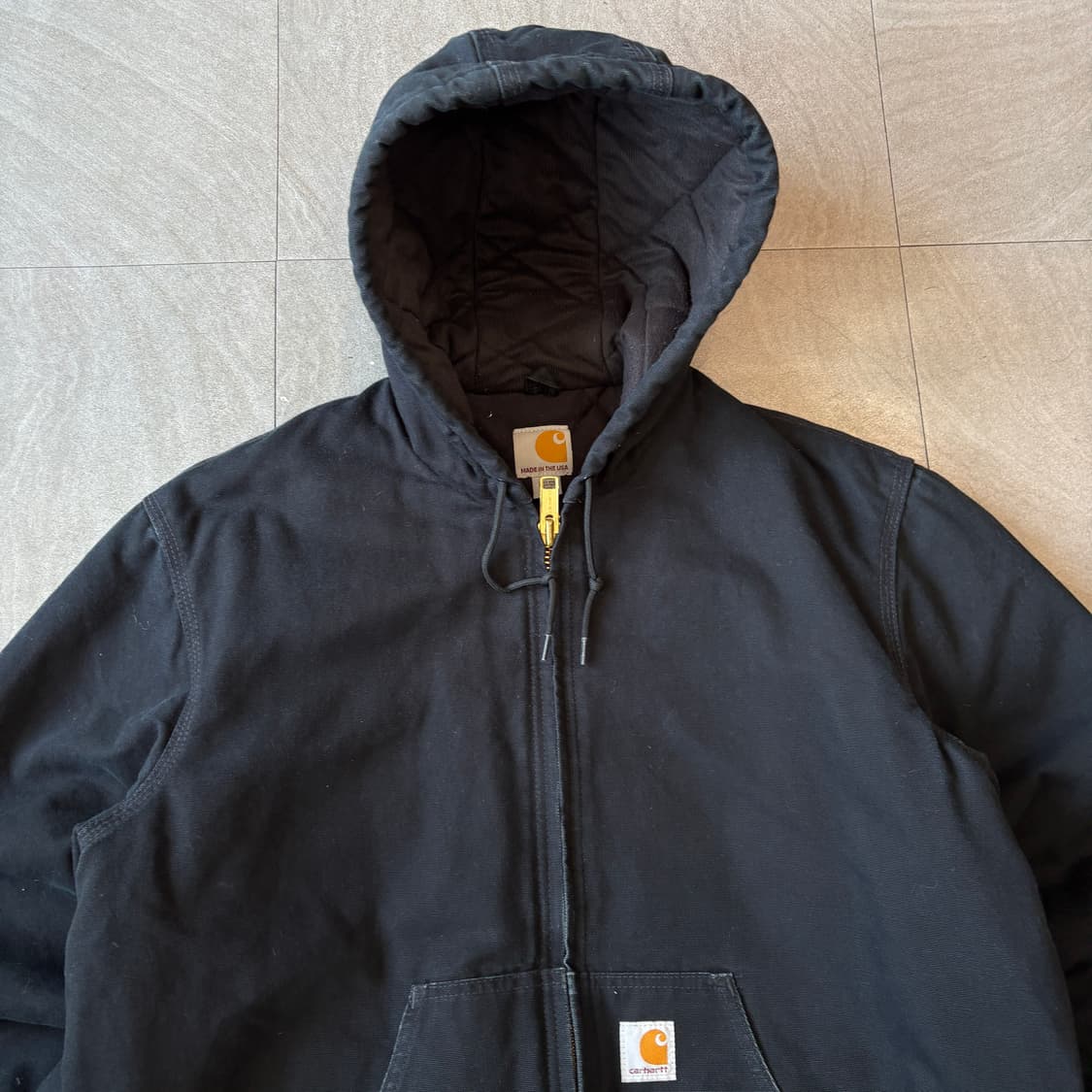 미국 생산 칼하트 j131 블랙 액티브 자켓  상품이미지3