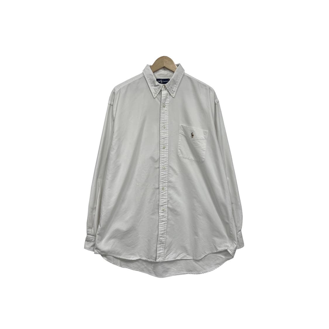 폴로 랄프로렌 옥스포드 화이트 셔츠 오버핏 상품이미지1