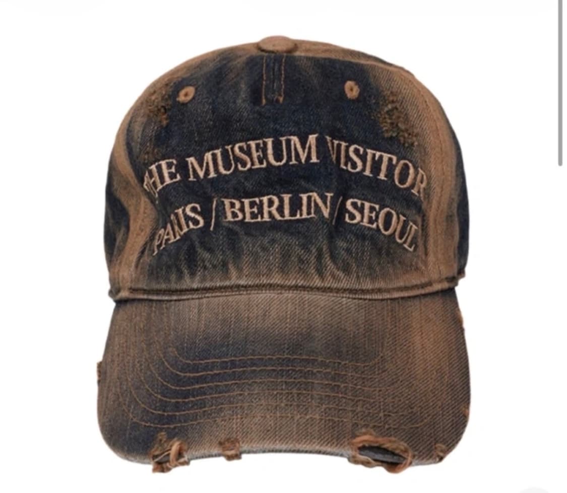 더뮤지엄비지터 워싱 볼캡 상품이미지1