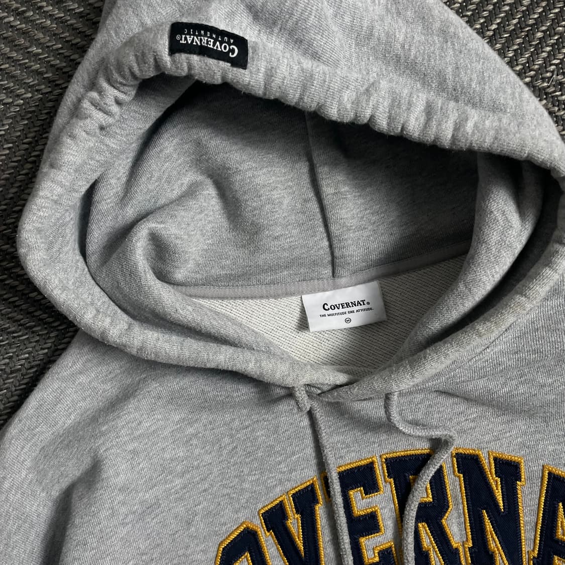 커버낫 빅로고 박시핏 후드 티셔츠o 4581 상품이미지5