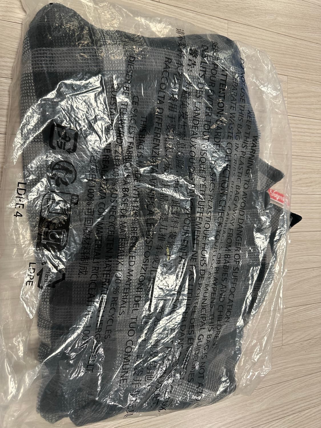 L 슈프림 후드 와플 셔츠 상품이미지2