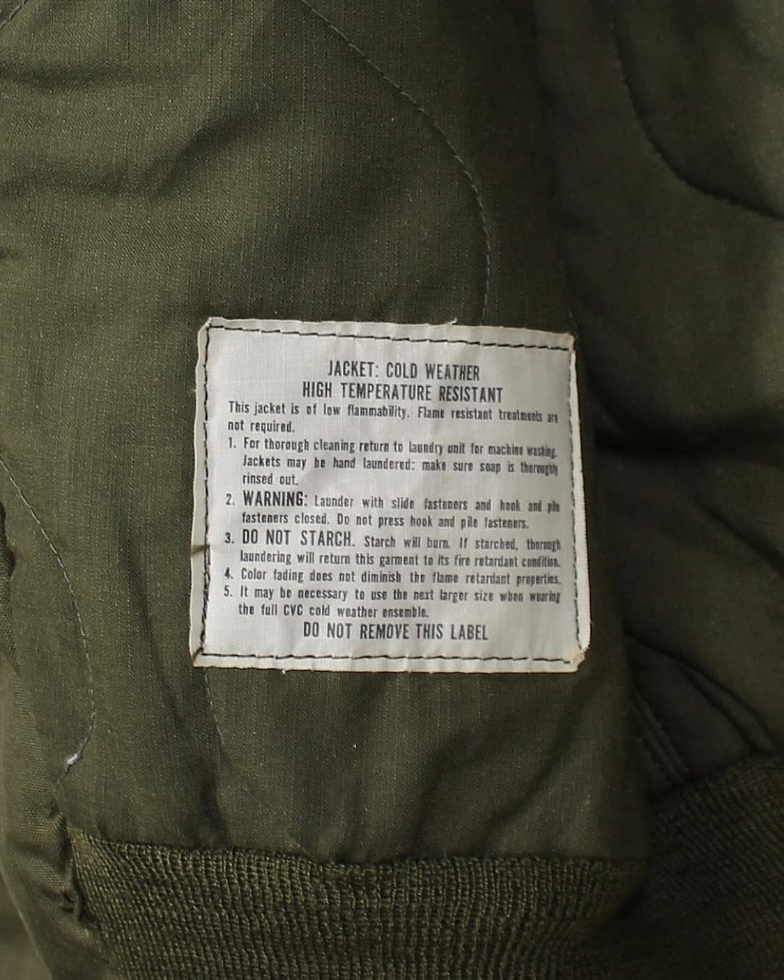 1980 US Army 미군 CVC 탱커 자켓 빈티지 밀리터리 상품이미지6
