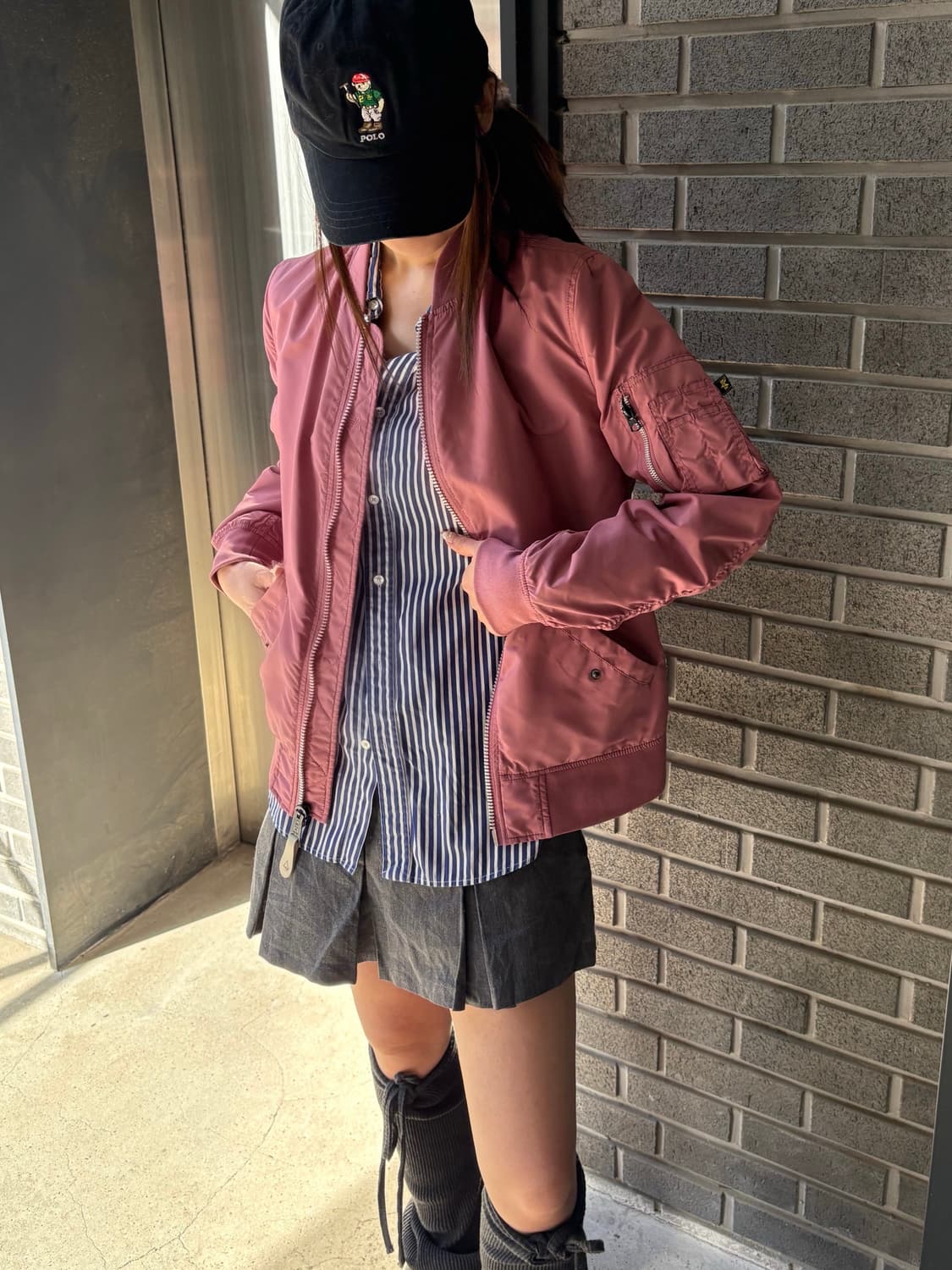 알파인더스트리 핑크 블루종 상품이미지2