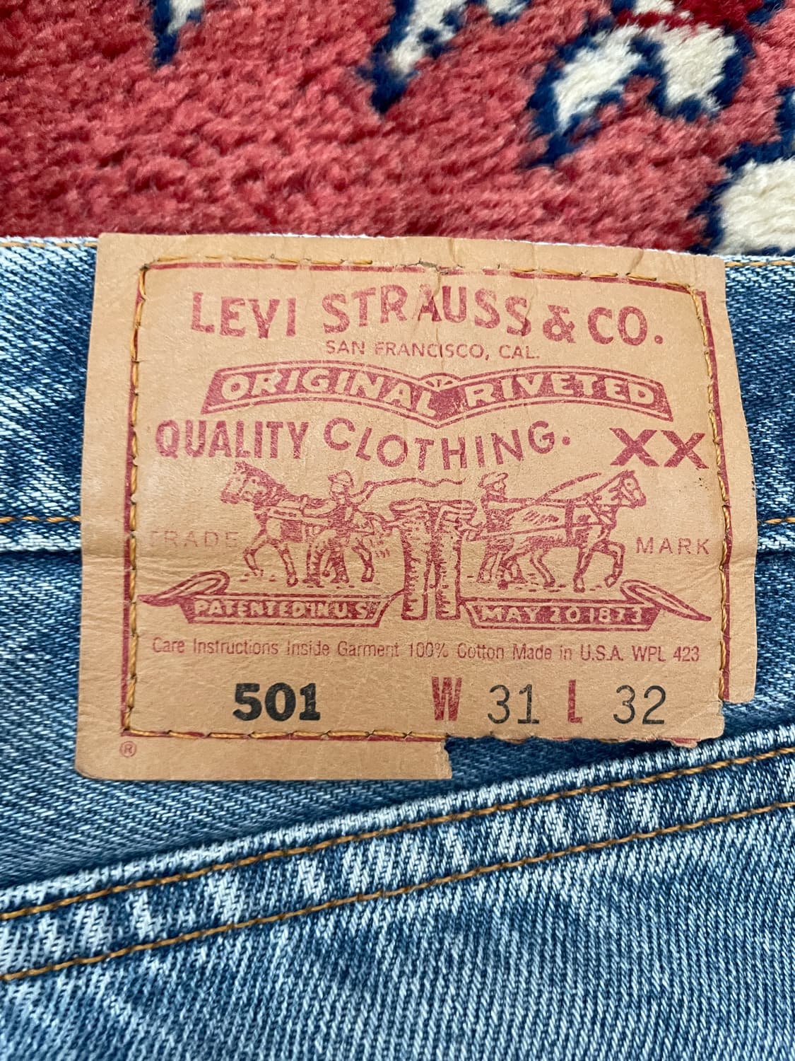 90s made in usa 빈티지 미제 리바이스 501 상품이미지3