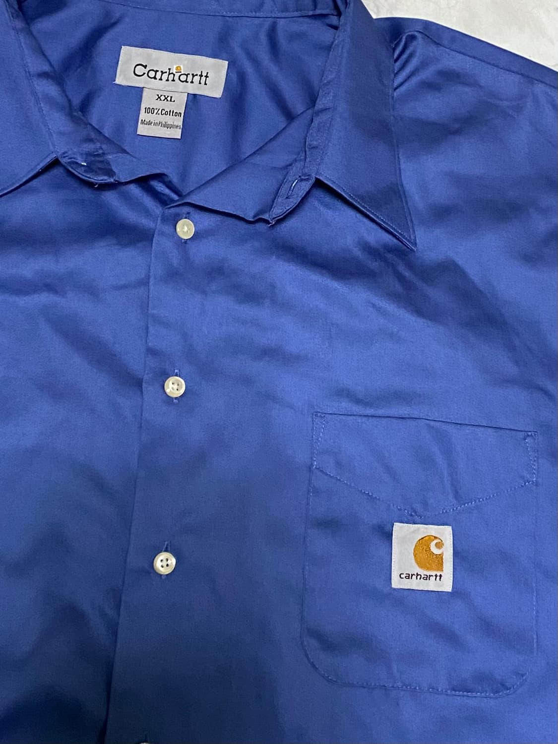 칼하트 블루 부드러운 원단 셔츠 사이즈 115 상품이미지3