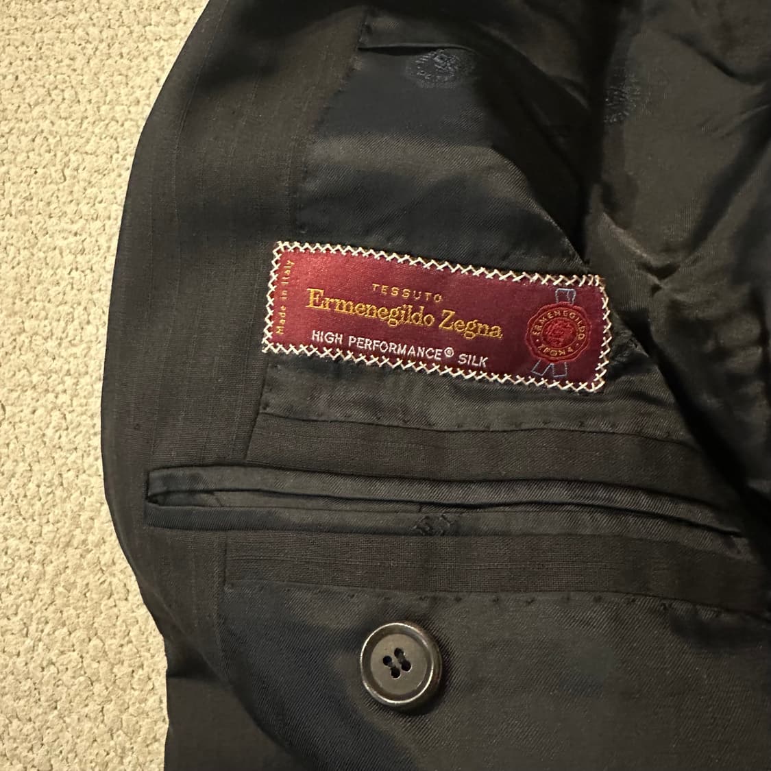 에르메네질도 제냐  Ermenegildo Zegna 실크 테일러드 자켓 상품이미지2