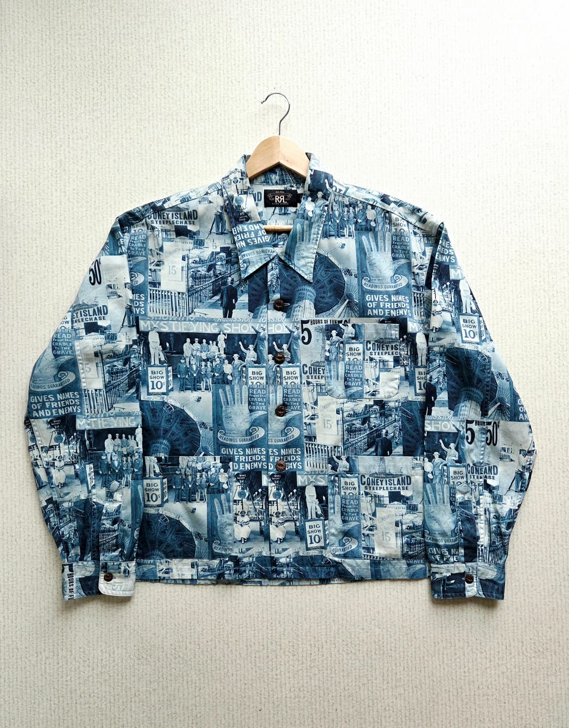 더블알엘 RRL 올드프린트 캠프셔츠 상품이미지3