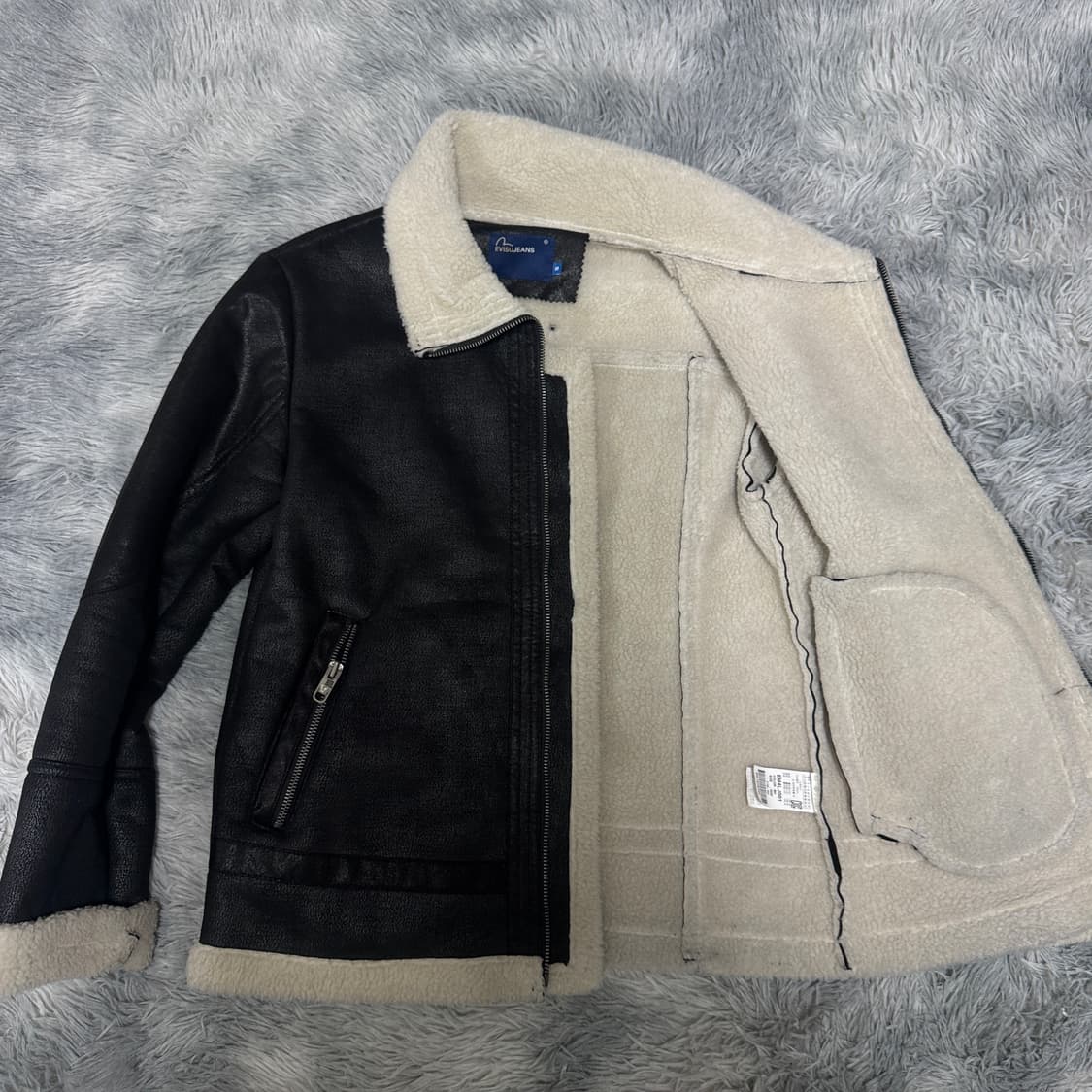 에비수 무스탕자켓 M사이즈  상품이미지6