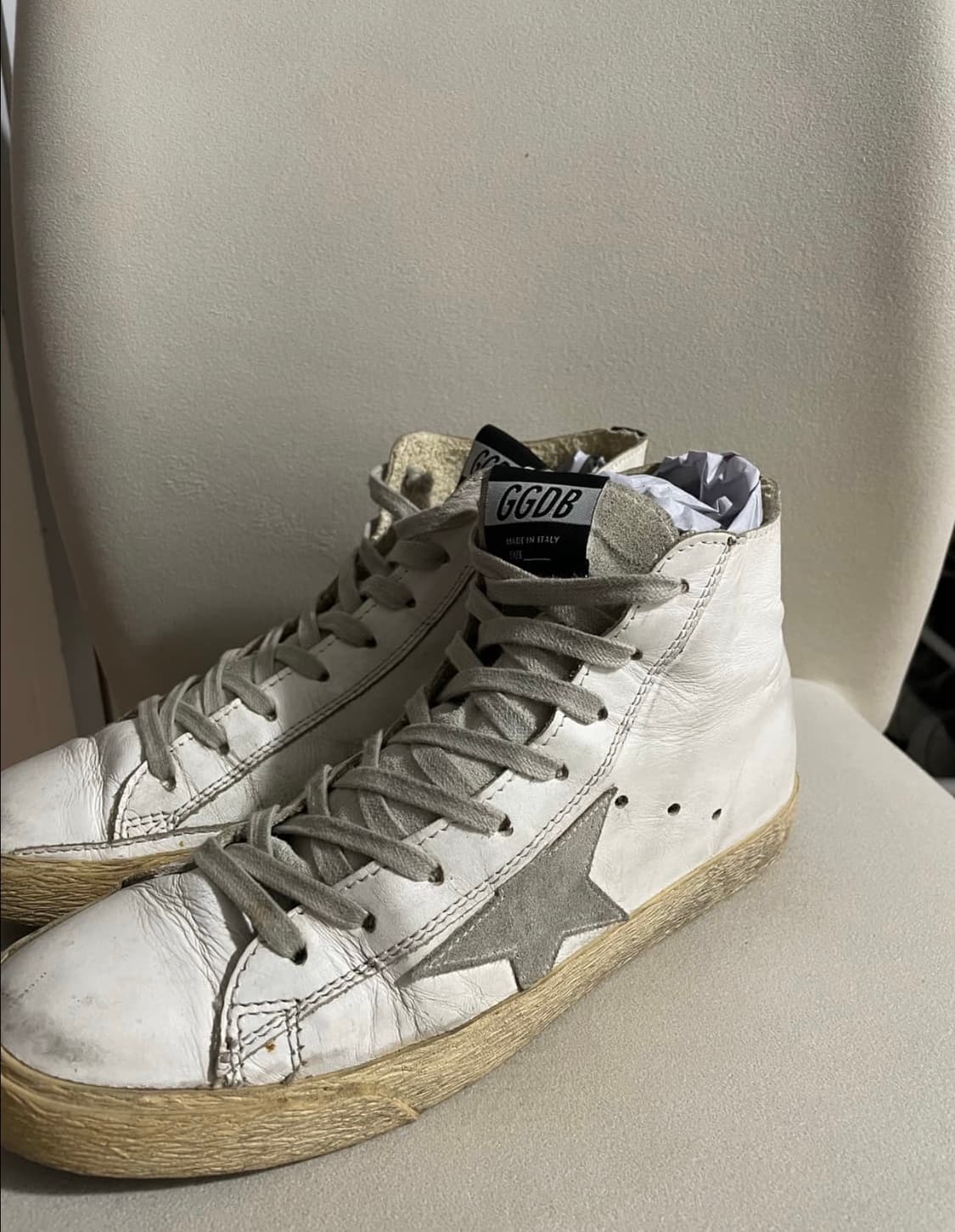 골든구스 하이탑 260 화이트실버 상품이미지2