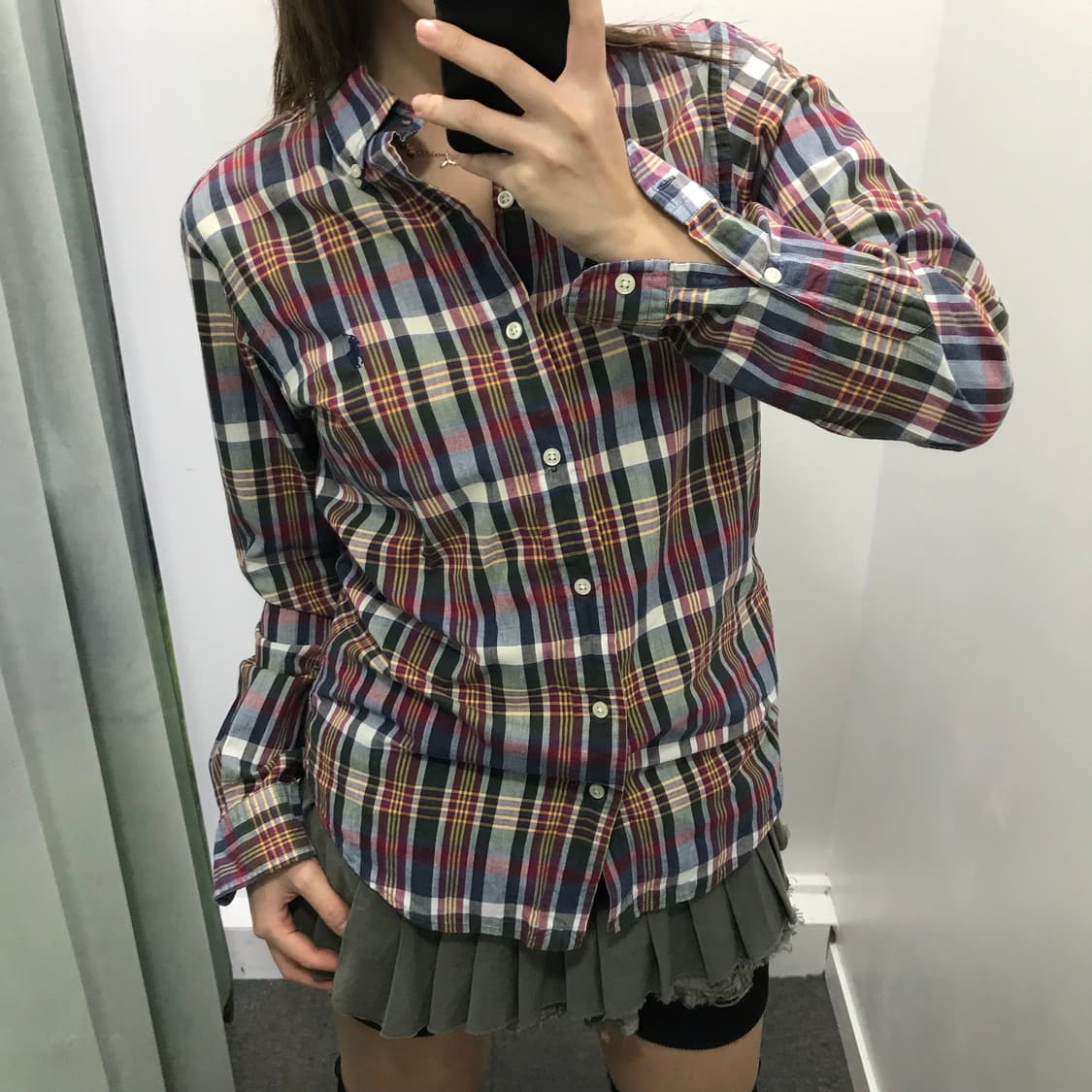 폴로 체크 셔츠 상품이미지1