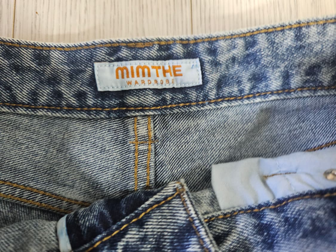 밈더워드로브 커브드 어웨이 데님팬츠 M 상품이미지4