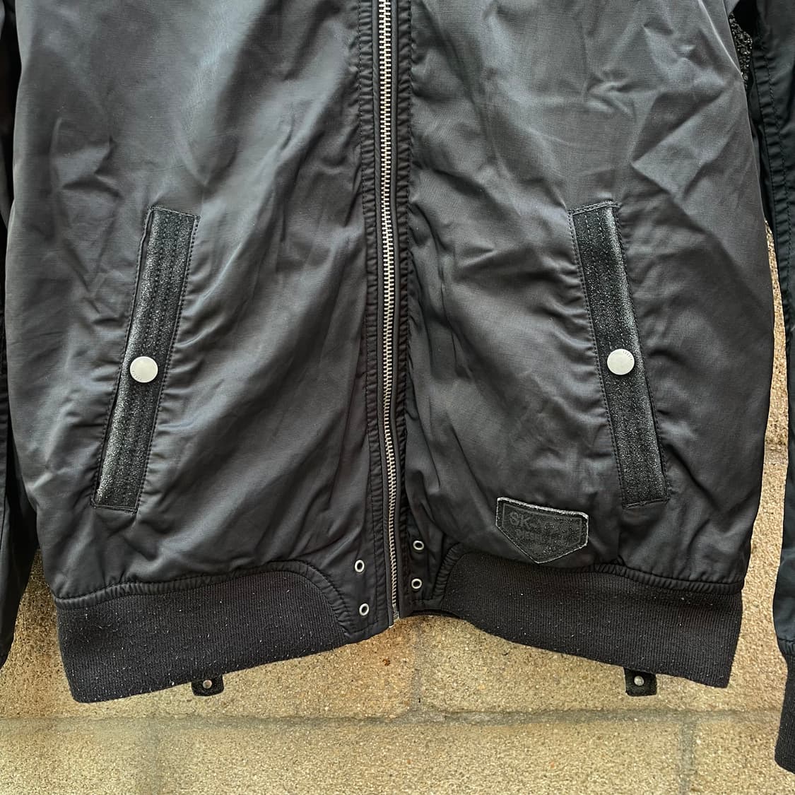 [S] 디젤 해체주의 블랙 나일론 MA-1 남여 자켓 상품이미지3