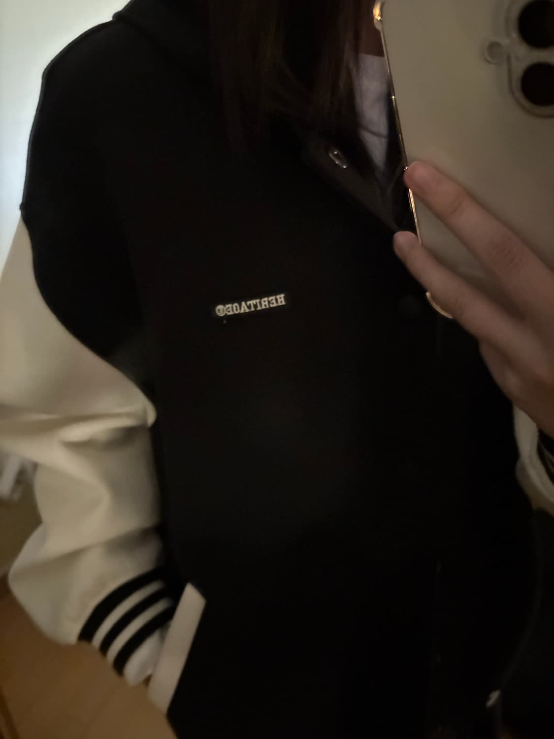 에꼴리에 바시티자켓 상품이미지1