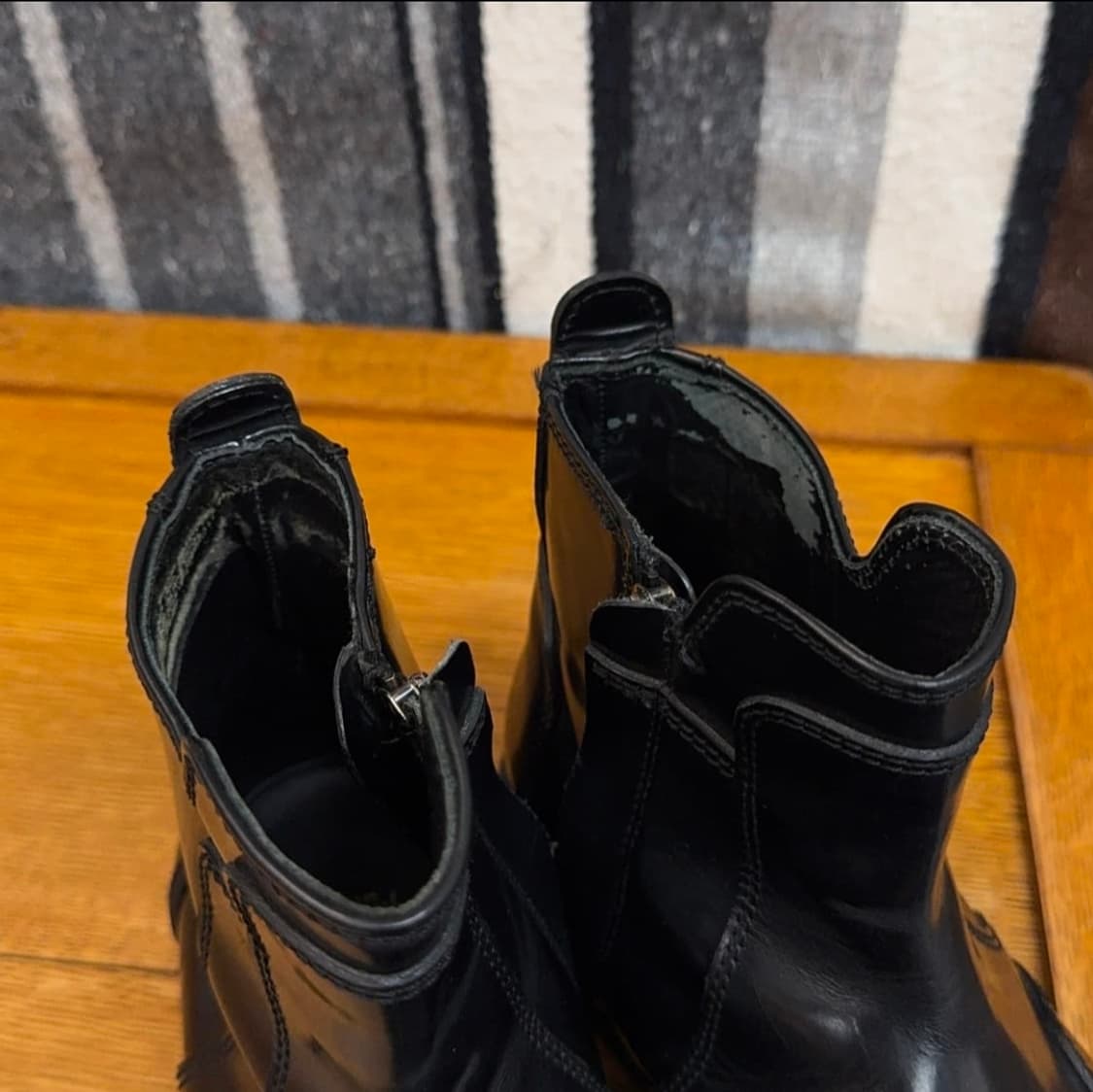 준지 런웨이 컬렉션 홍창 레더부츠  285 상품이미지8