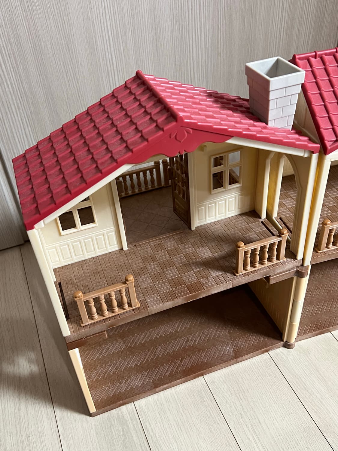 [착불배송] 실바니안 패밀리 불이 들어오는 빨간지붕 이층집 상품이미지2