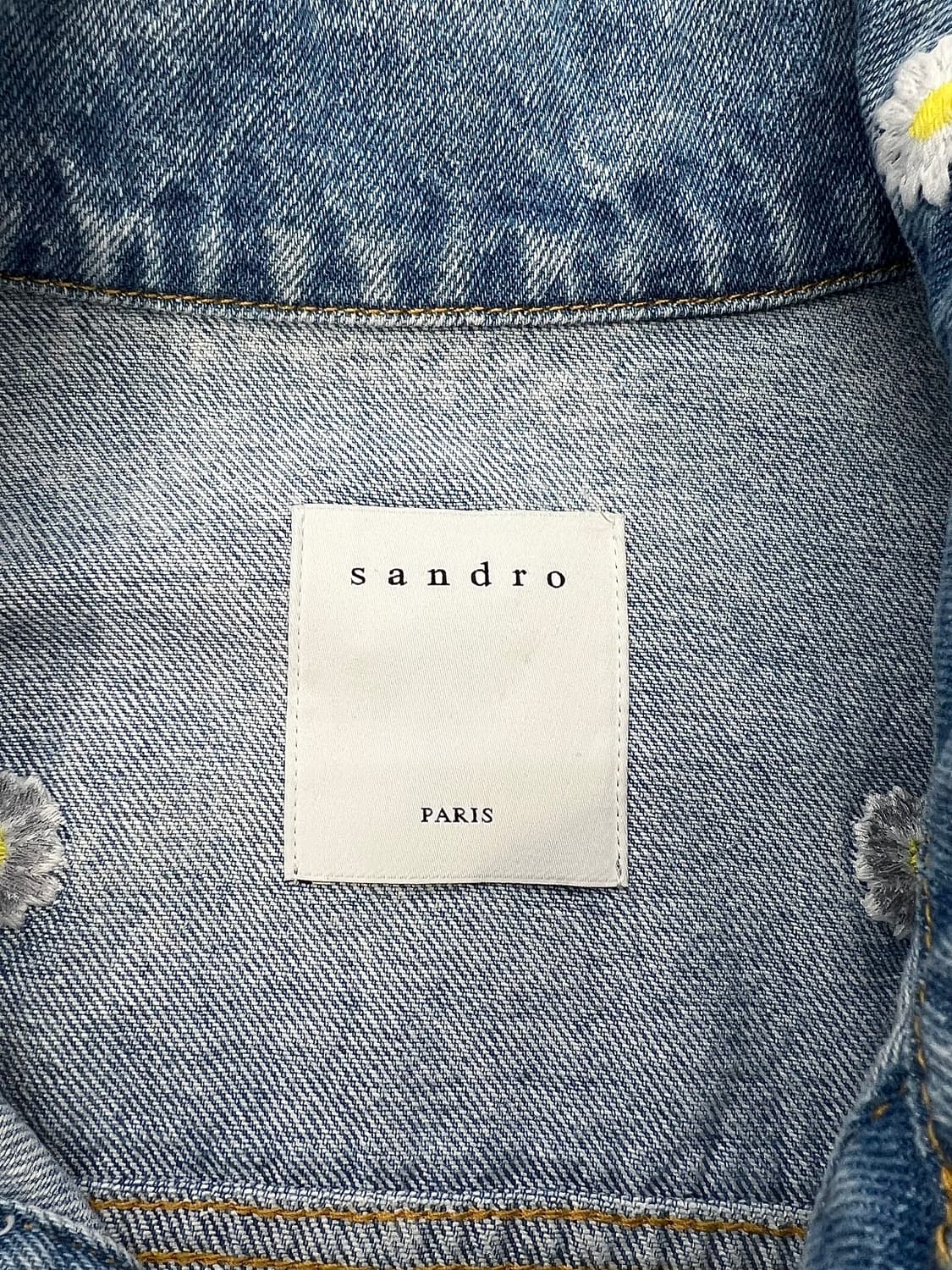 산드로 모니카 데이지 엠브로이드 데님 자켓 상품이미지7