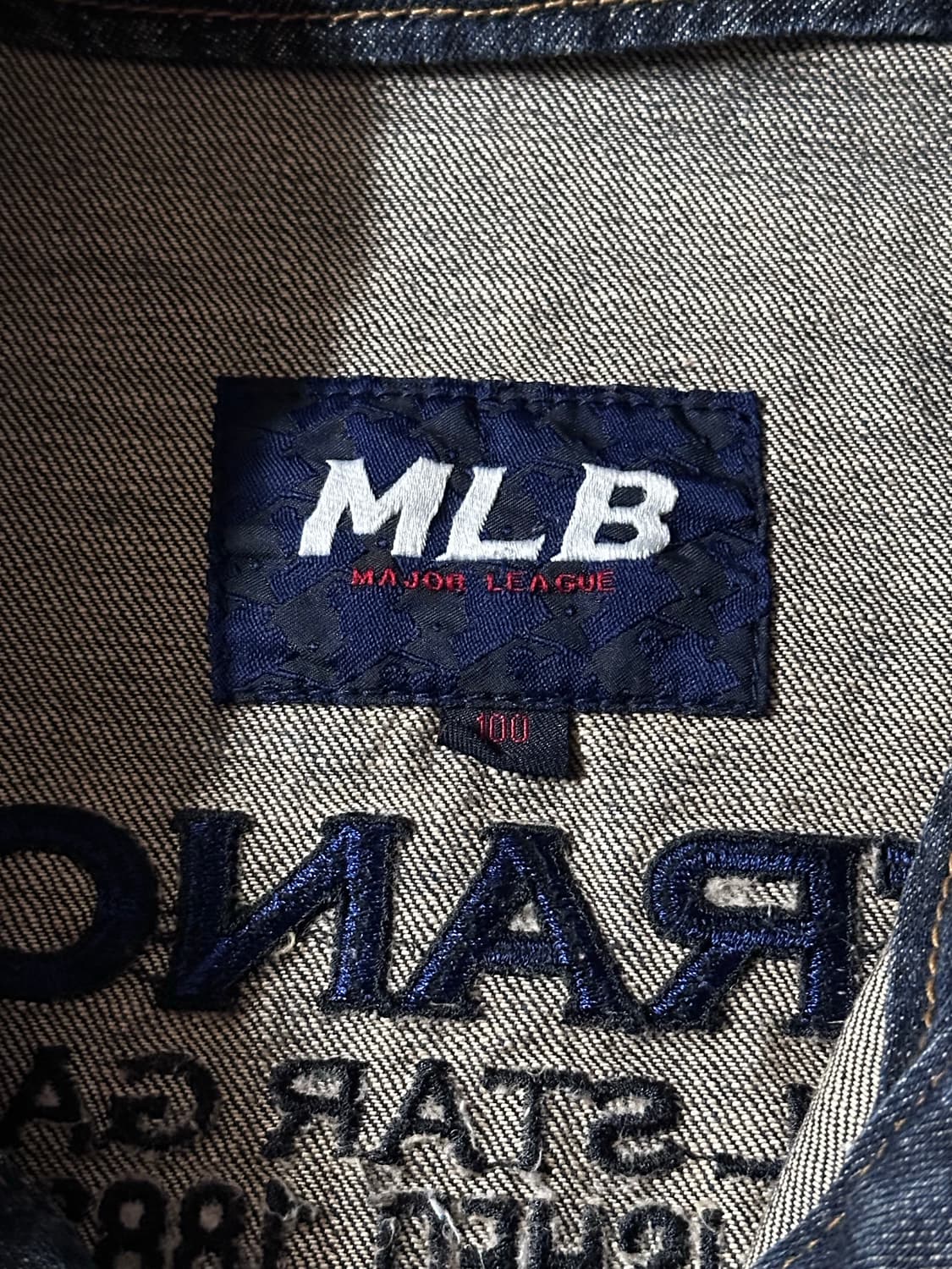 MLB 빈티지 데님 자켓 샌프란시스코 자이언츠 SF 로고 상품이미지5