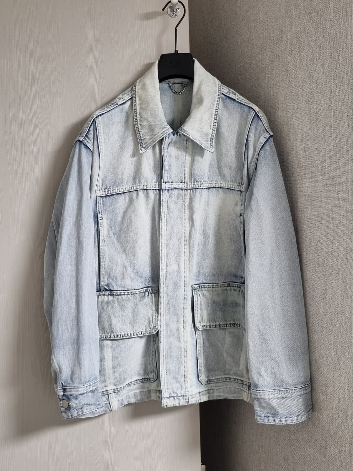 솔리드옴므 워싱 데님자켓 상품이미지1