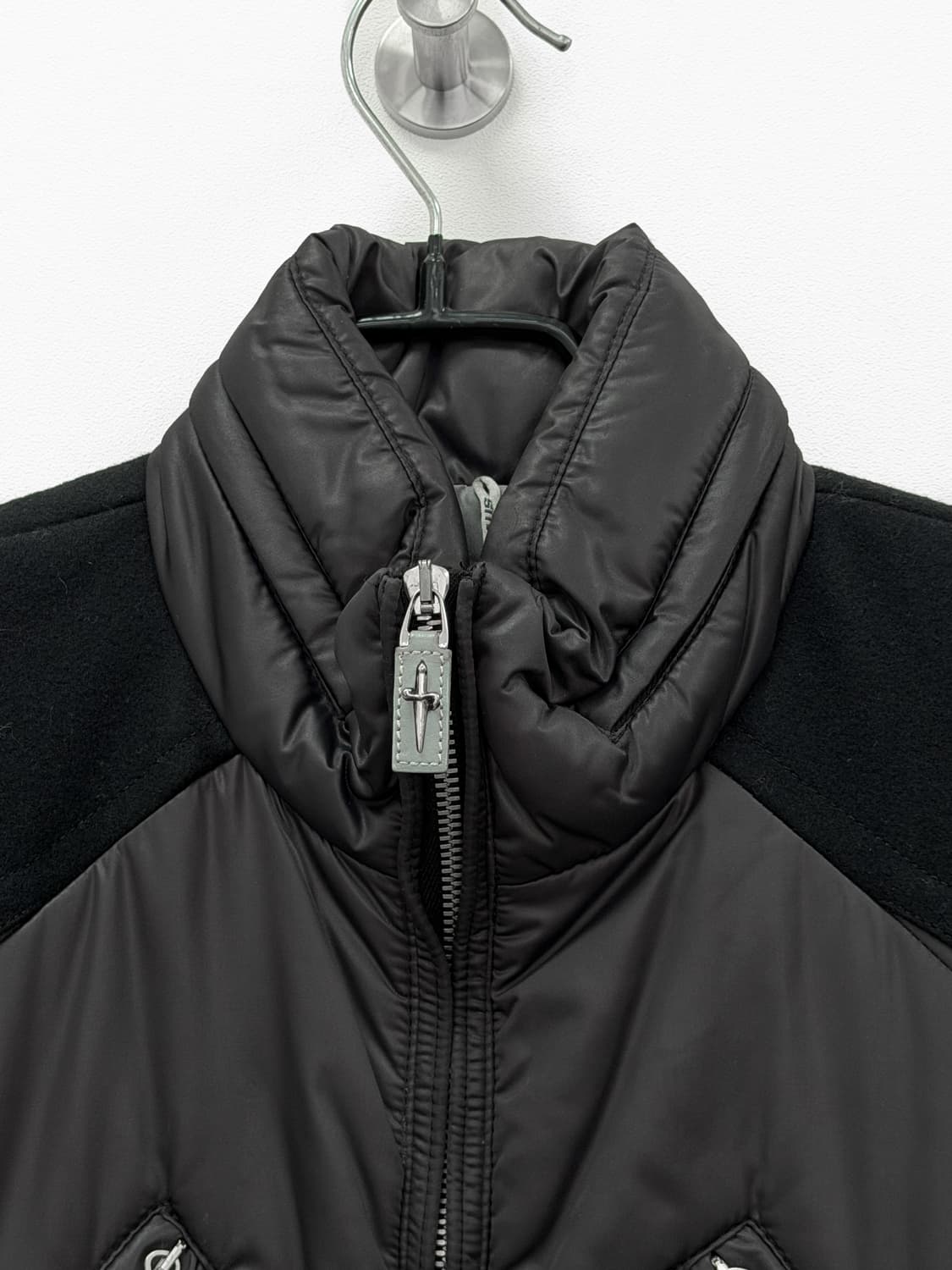 체사레 파치오티 4US 대거 지퍼 울 패널 패딩 코트 상품이미지6