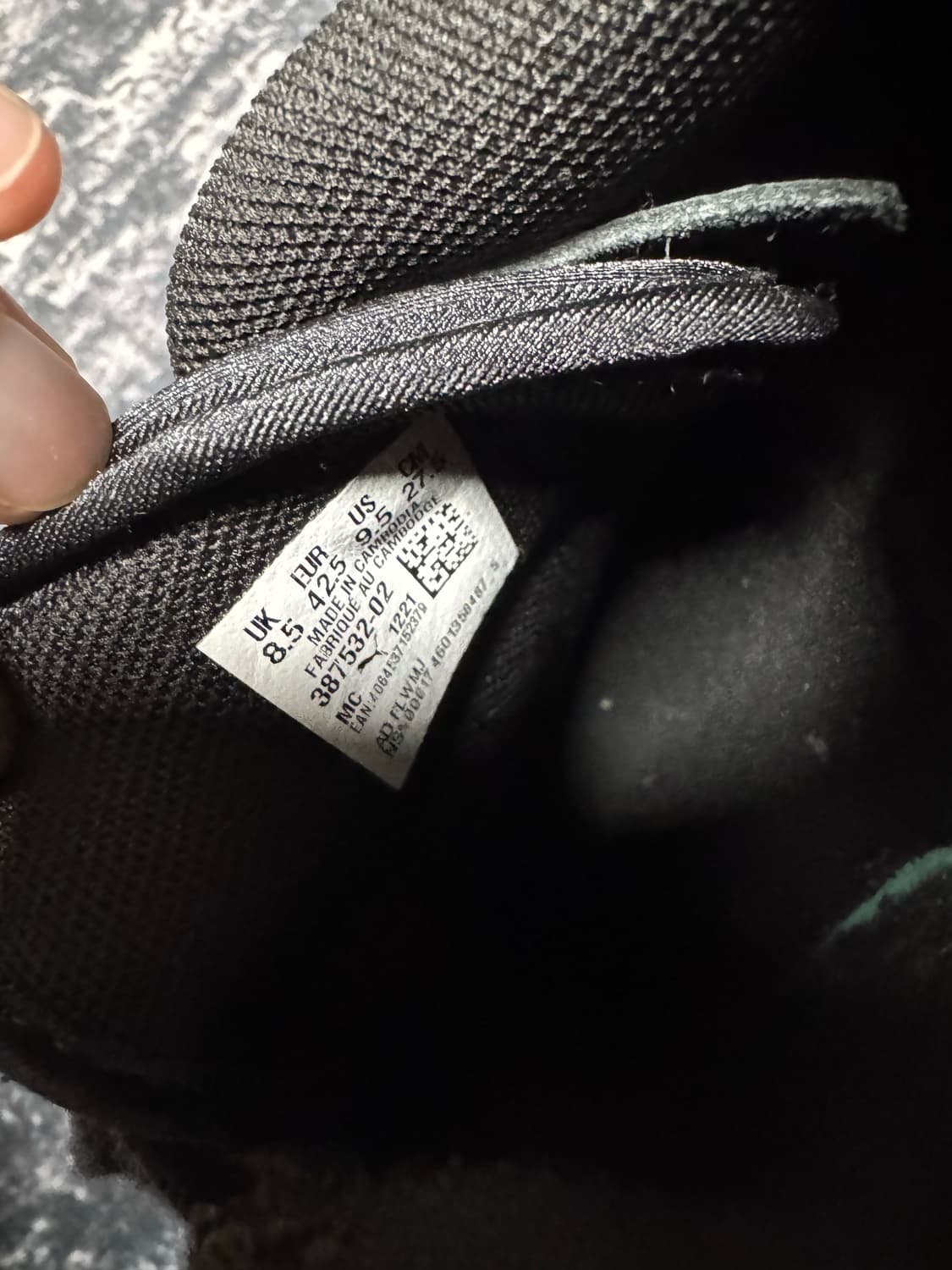 Puma Vaderon Black 상품이미지3