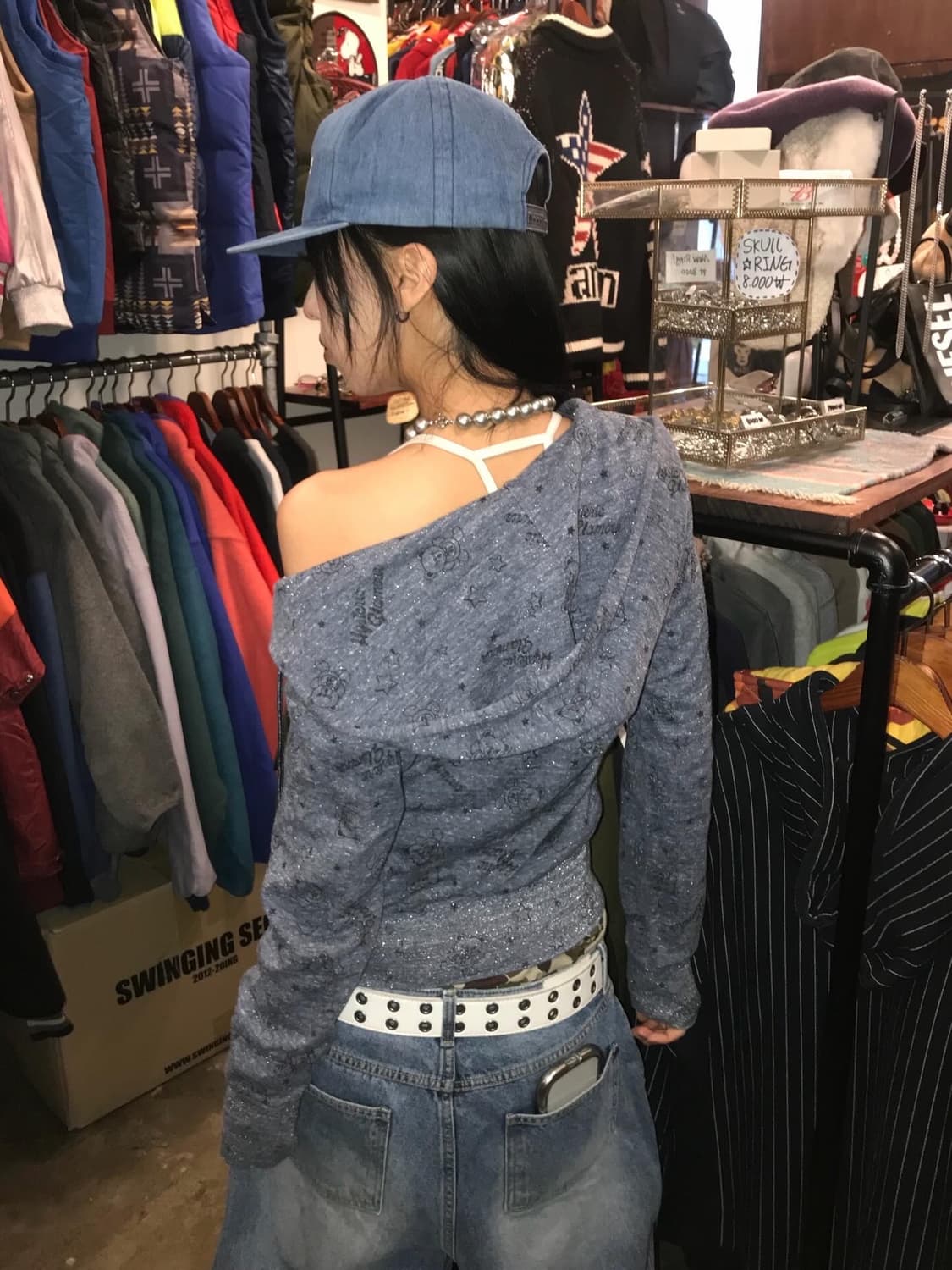 Hysteric Glamour Fxxk Bear Hood Zip-Up 상품이미지3