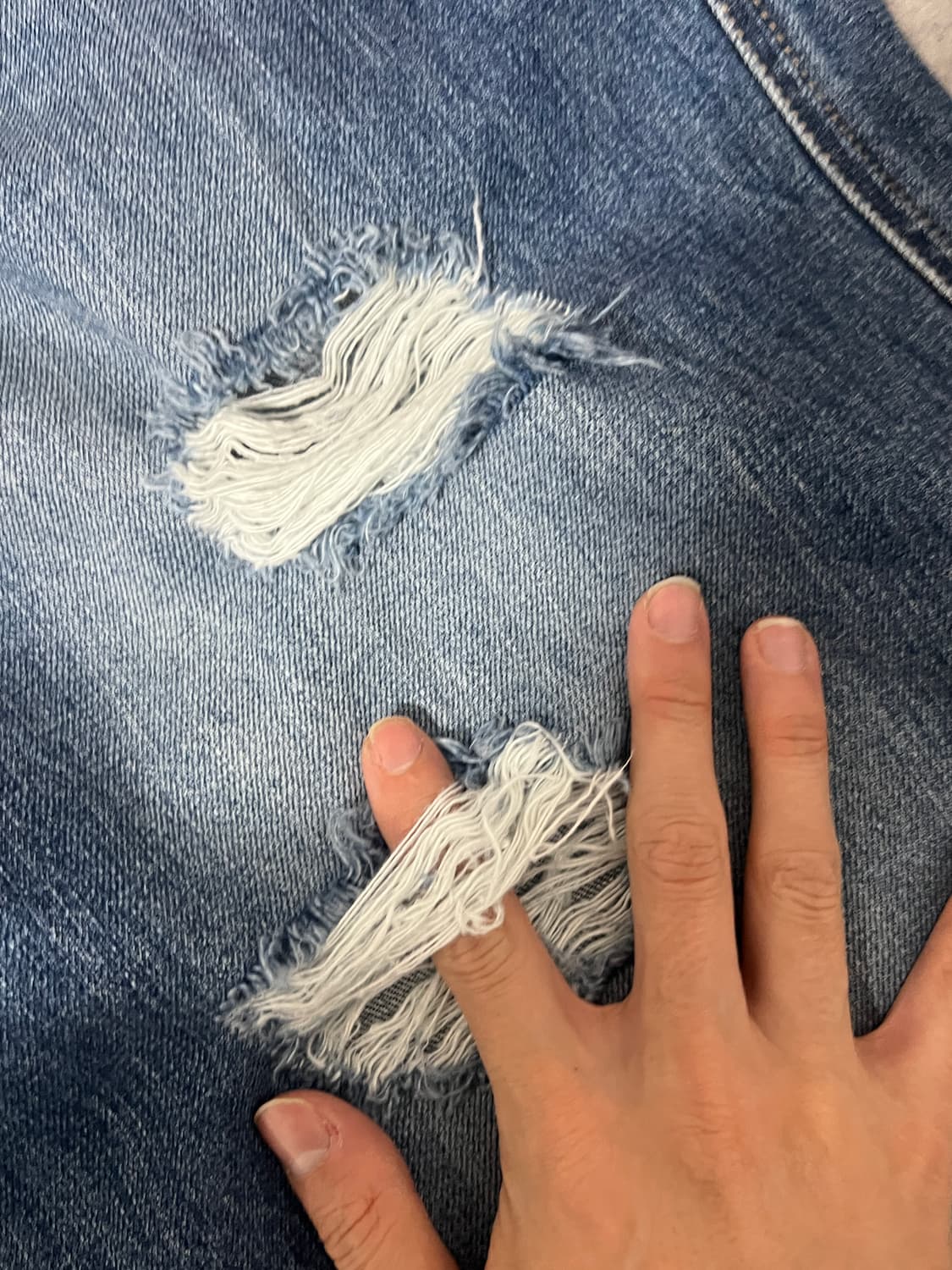 FDR Destroyed 3XL Hype Jean_Medium Blue 상품이미지2