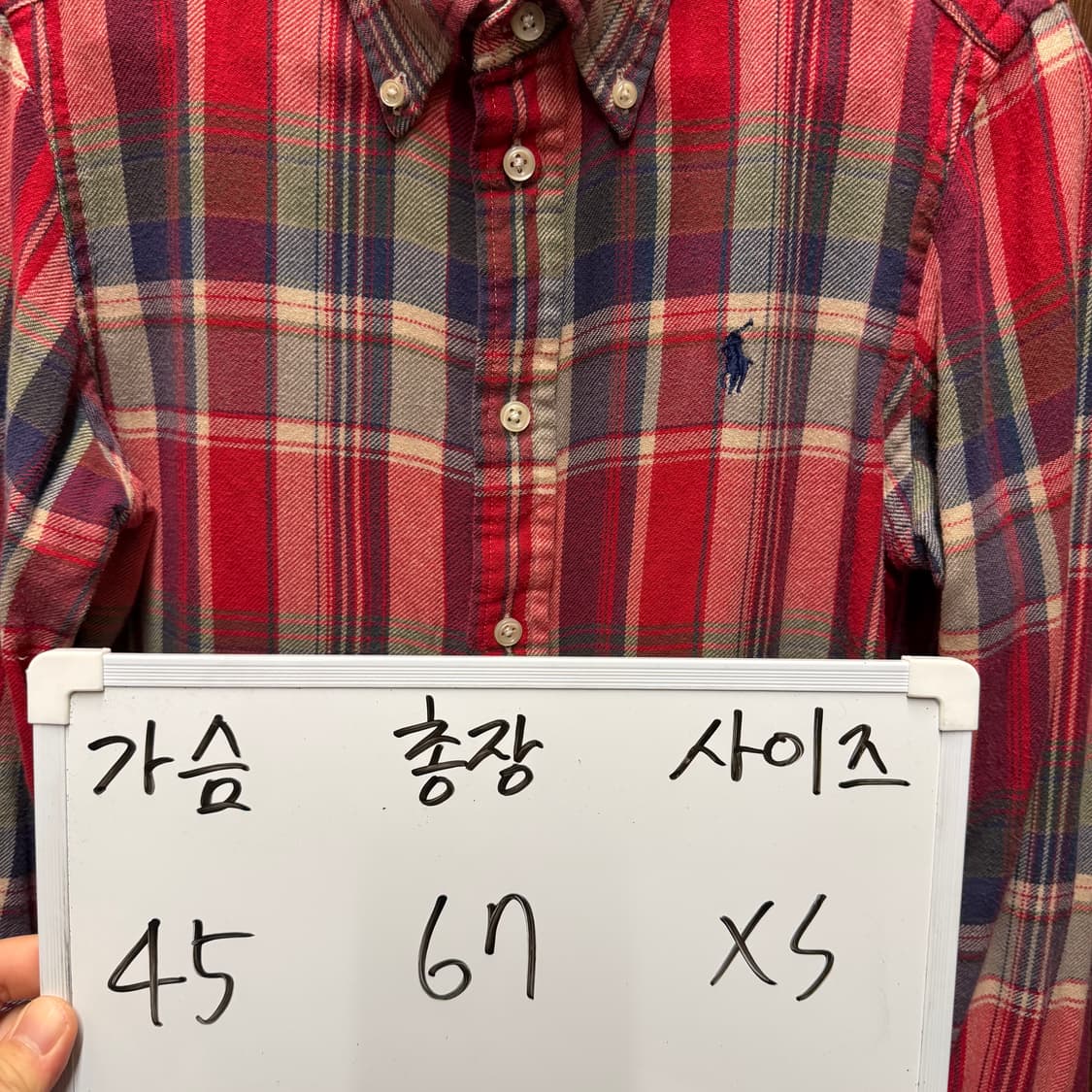 랄프로렌 폴로 체크남방 셔츠  상품이미지5