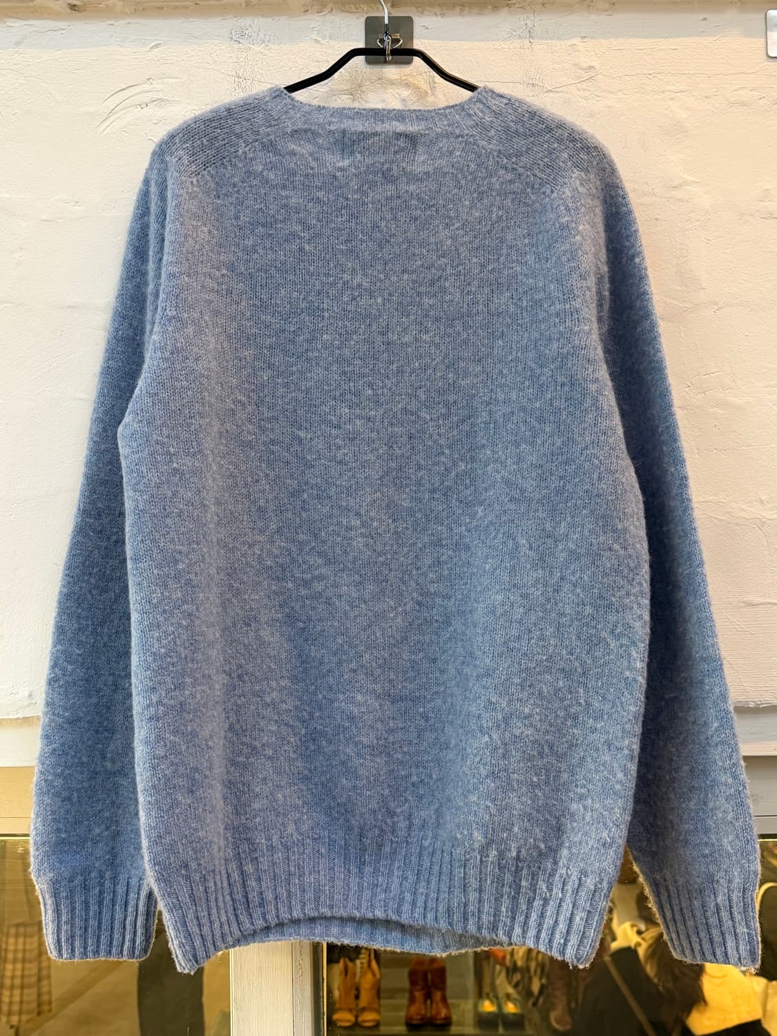 Harley of Scotland 크루넥 울 니트 스웨터 M 상품이미지7