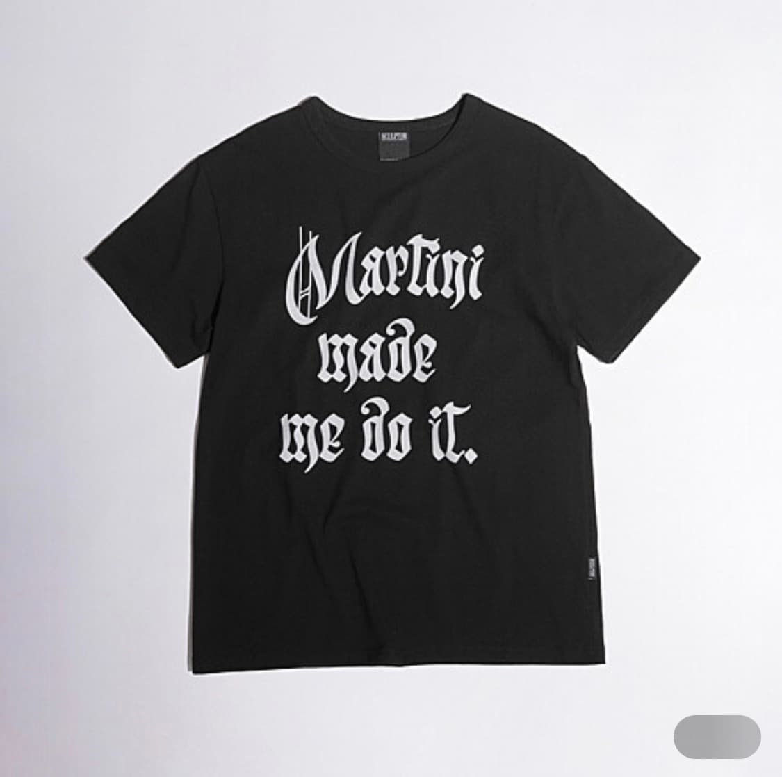 스컬프터 Martini Made Me Do It Tee Black 상품이미지1