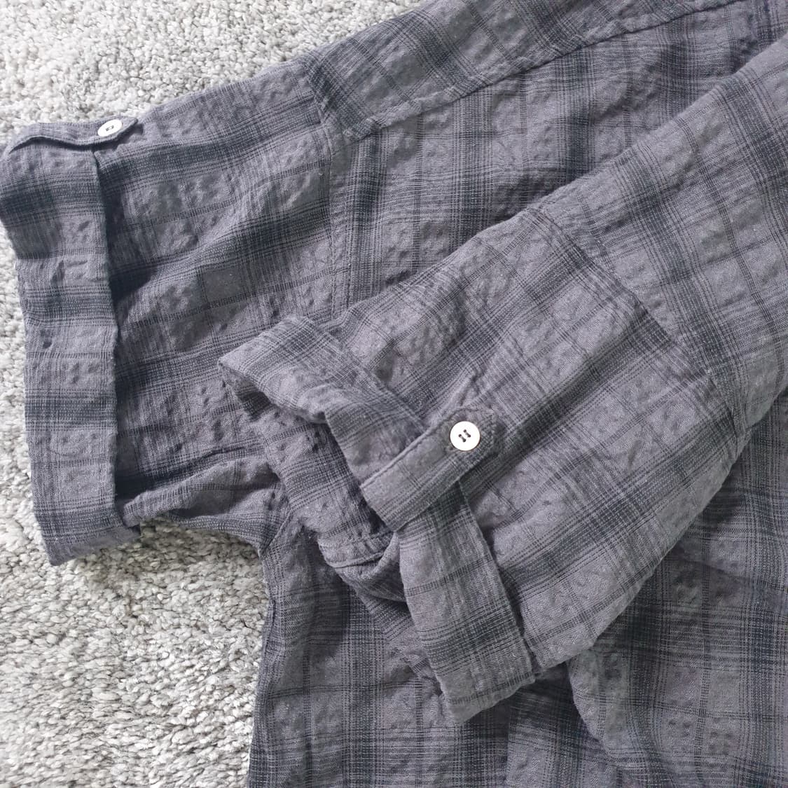 [무료배송] PARTIMENTO 체크 반팔 셔츠 상품이미지4