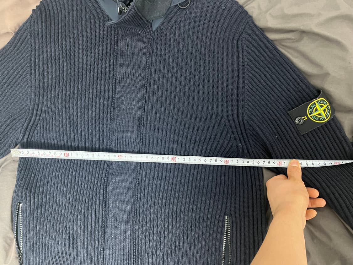 스톤아일랜드 니트 후드집업 Xl 상품이미지8