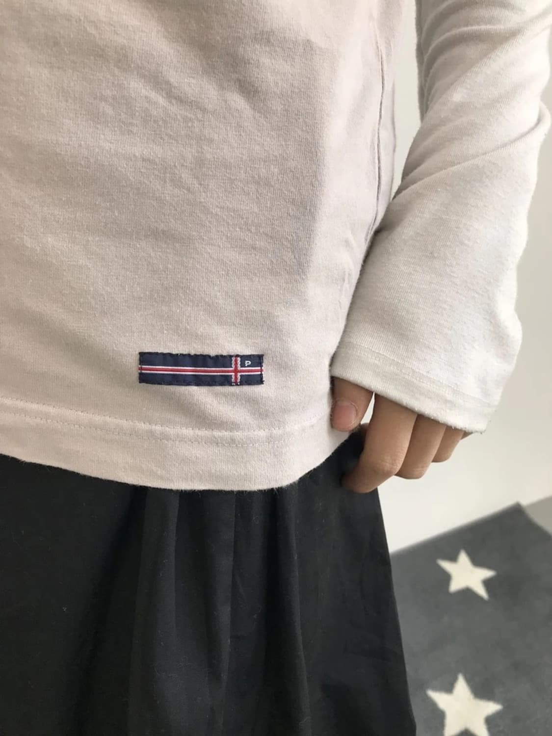 00's PPFM Stripe Line Beige Polo Shirt 상품이미지3